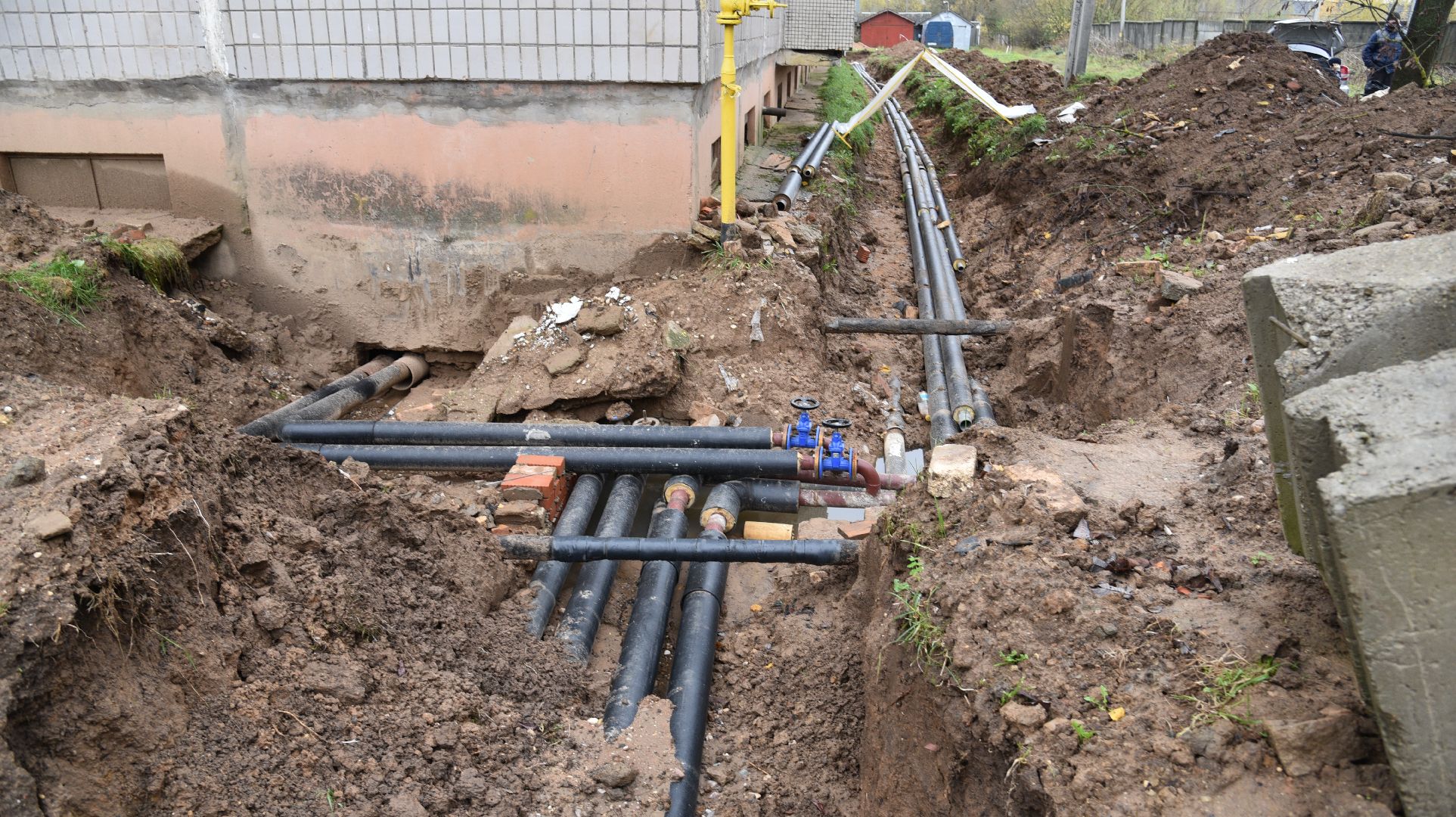 лотошино, новолотошино, жкх, коммунальная инфраструктура, теплотрасса, трубы, замена теплотрассы, замена труб,