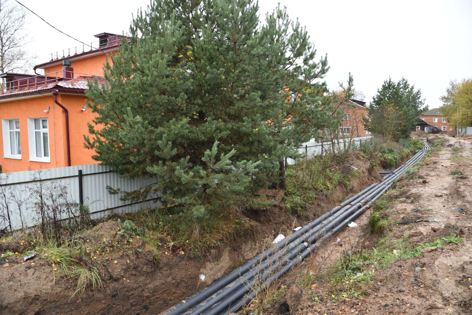 лотошино, новолотошино, жкх, коммунальная инфраструктура, теплотрасса, трубы, замена теплотрассы, замена труб,