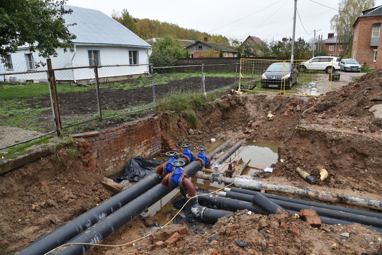 лотошино, новолотошино, жкх, коммунальная инфраструктура, теплотрасса, трубы, замена теплотрассы, замена труб,