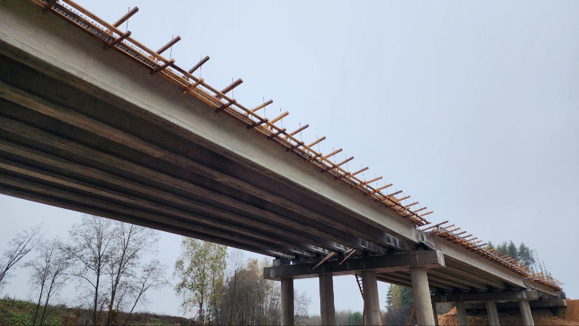 строительство, мост, дорога,