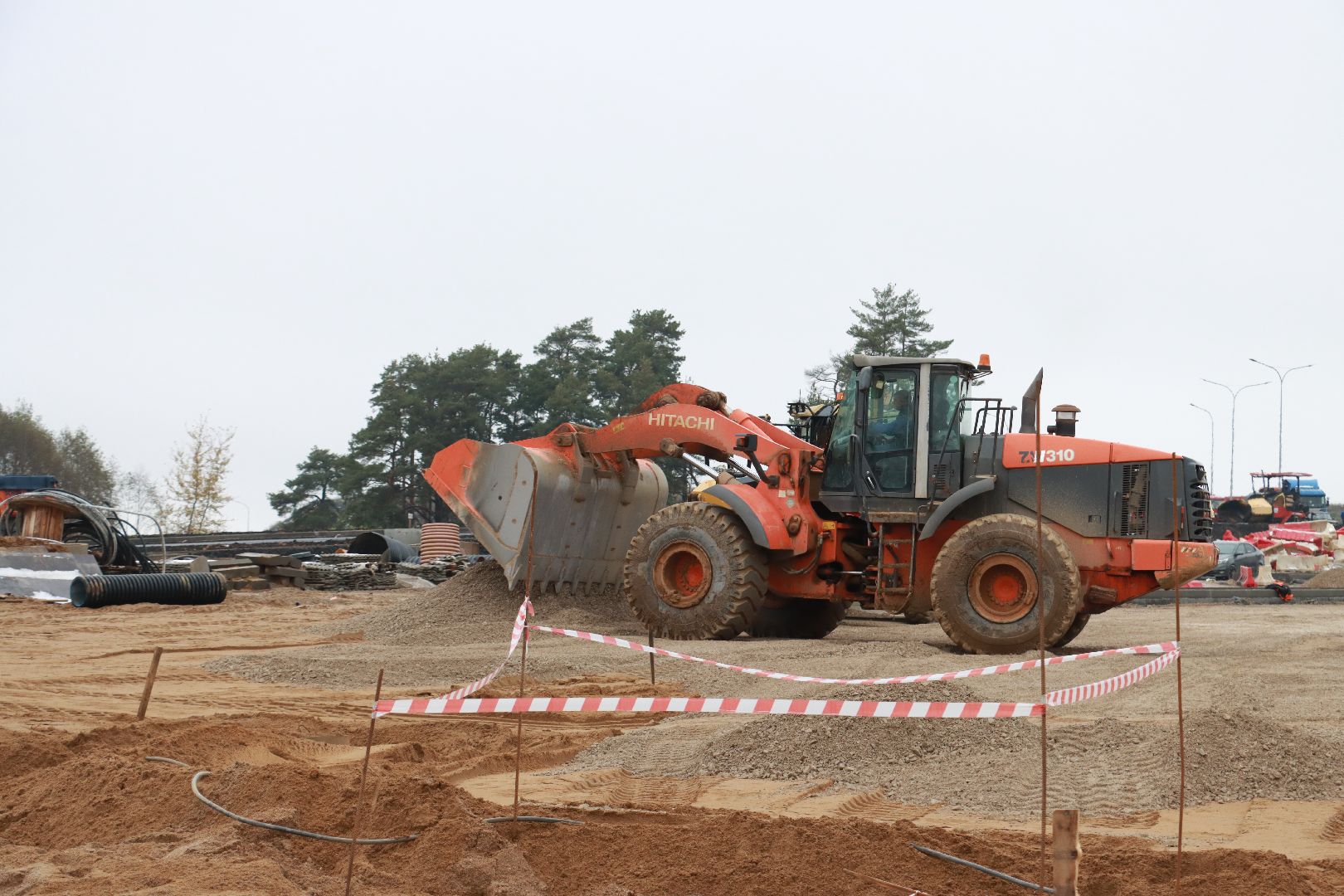 строительство, мост, дорога,