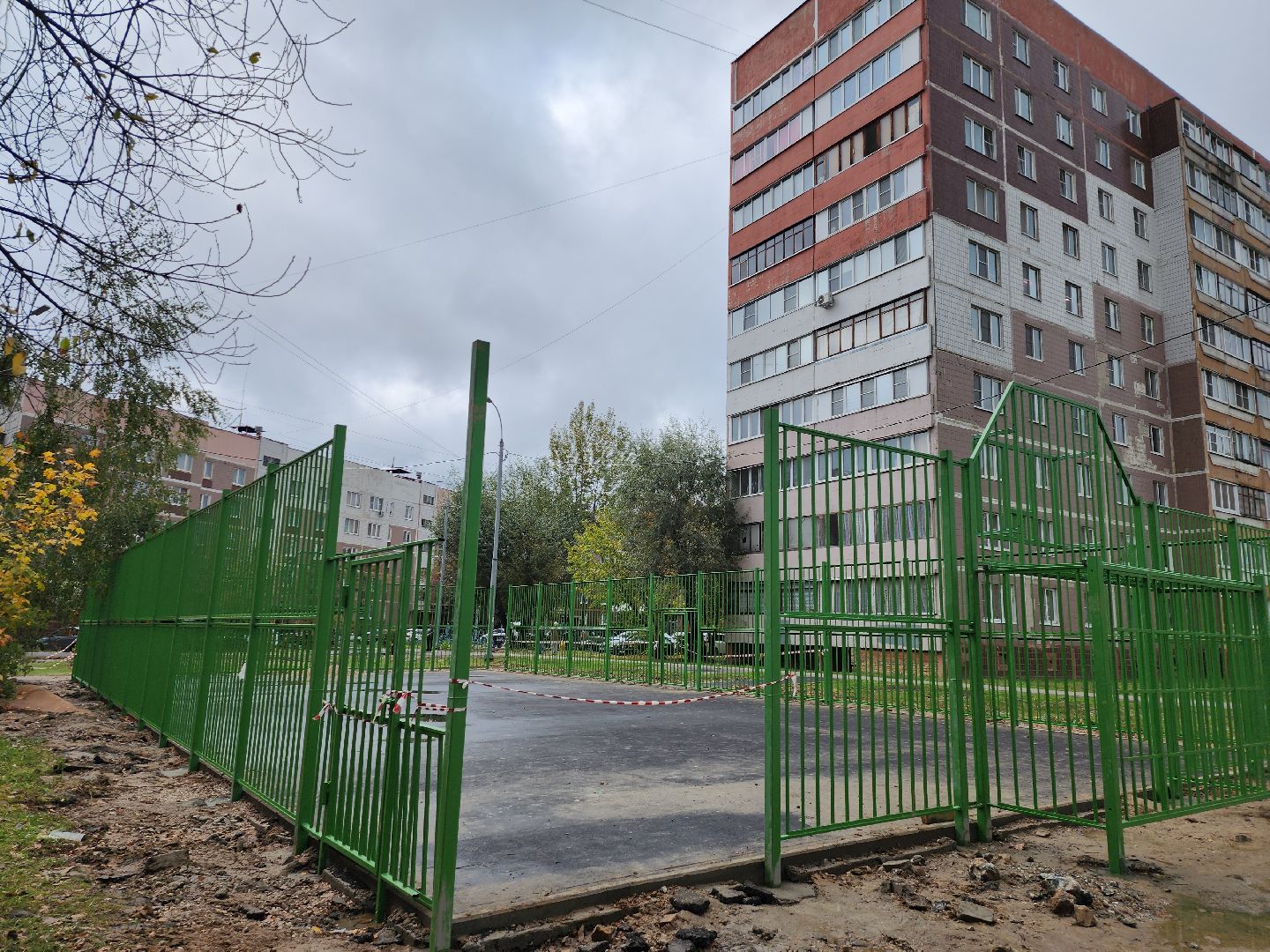 серпухов, подмосковье, новая спортивная площадка, улица Новая, комплексное благоустройство,