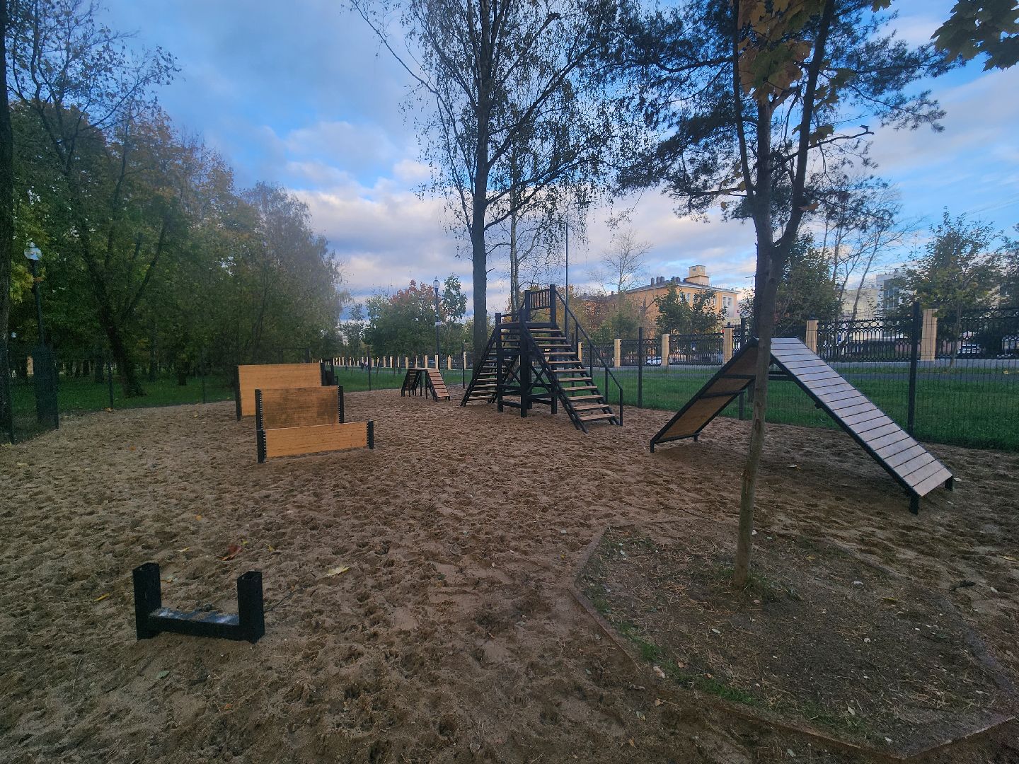 Коломна, площадка для выгула собак, благоустройство, питомцы, собака,