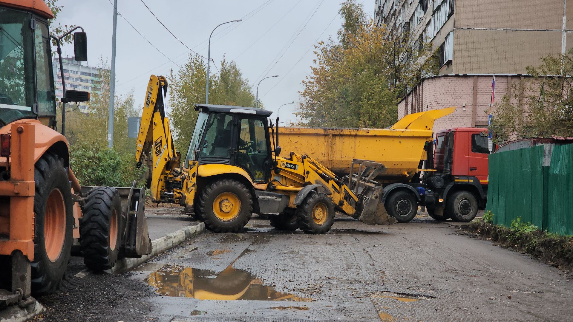 ремонт автомобильных дорог, бордюрный камень, лобня,