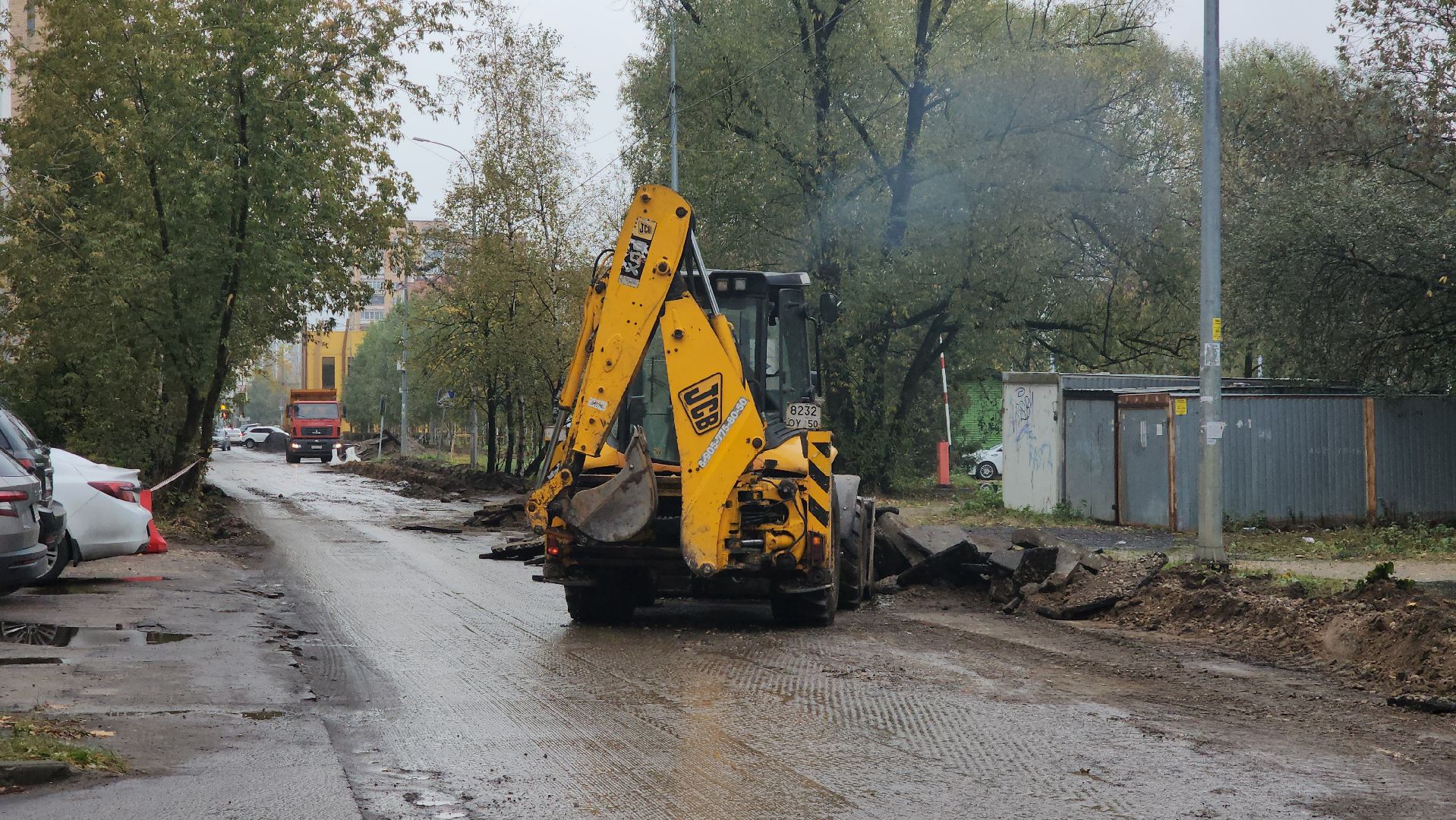 ремонт автомобильных дорог, бордюрный камень, лобня,