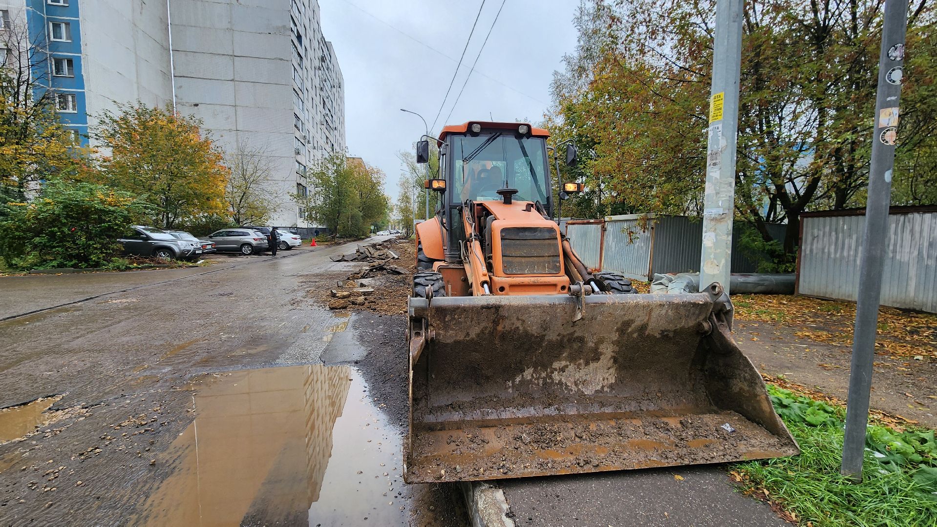 ремонт автомобильных дорог, бордюрный камень, лобня,