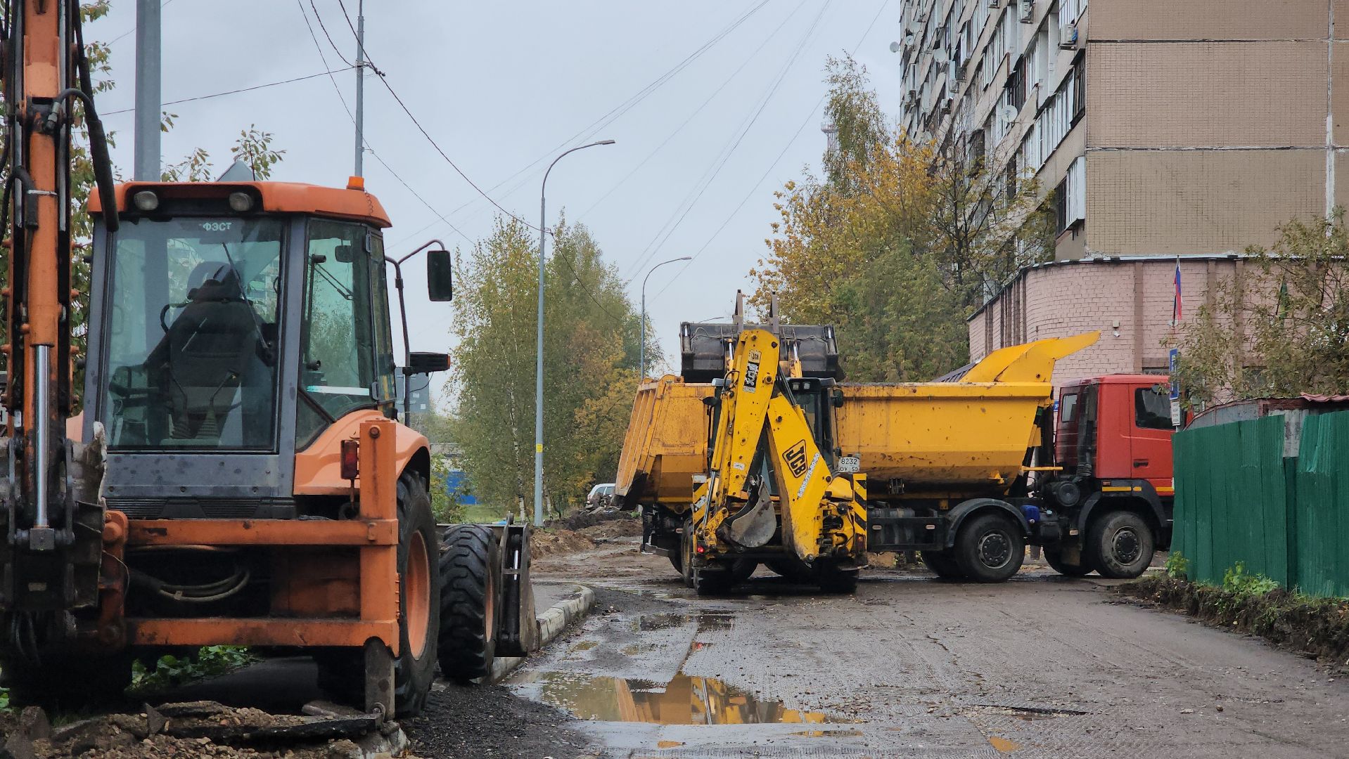 ремонт автомобильных дорог, бордюрный камень, лобня,