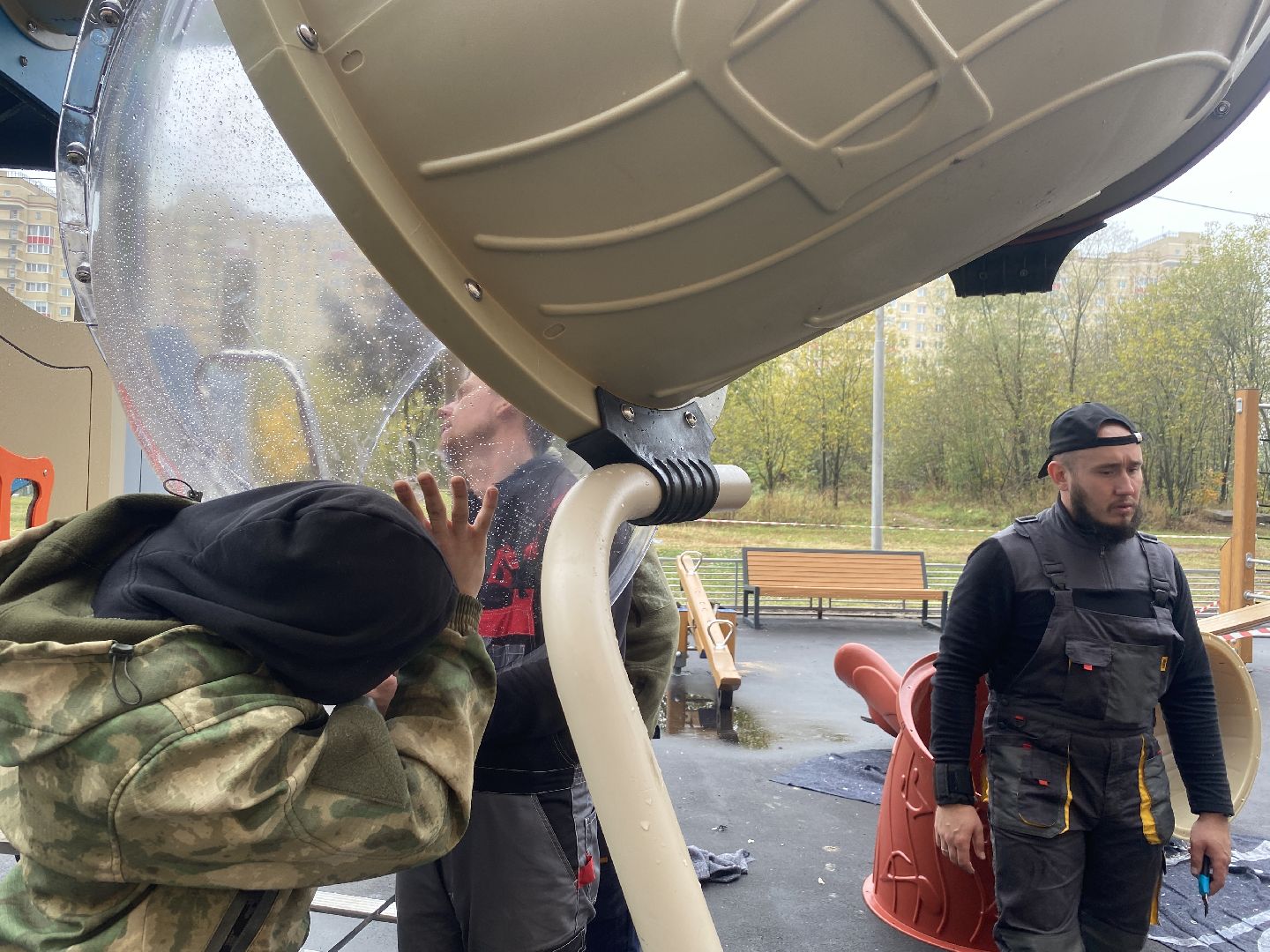 губернаторская детская площадка, Власиха благоустройство, новый игровой комплекс, игровой комплекс Забава, ГК Забава,