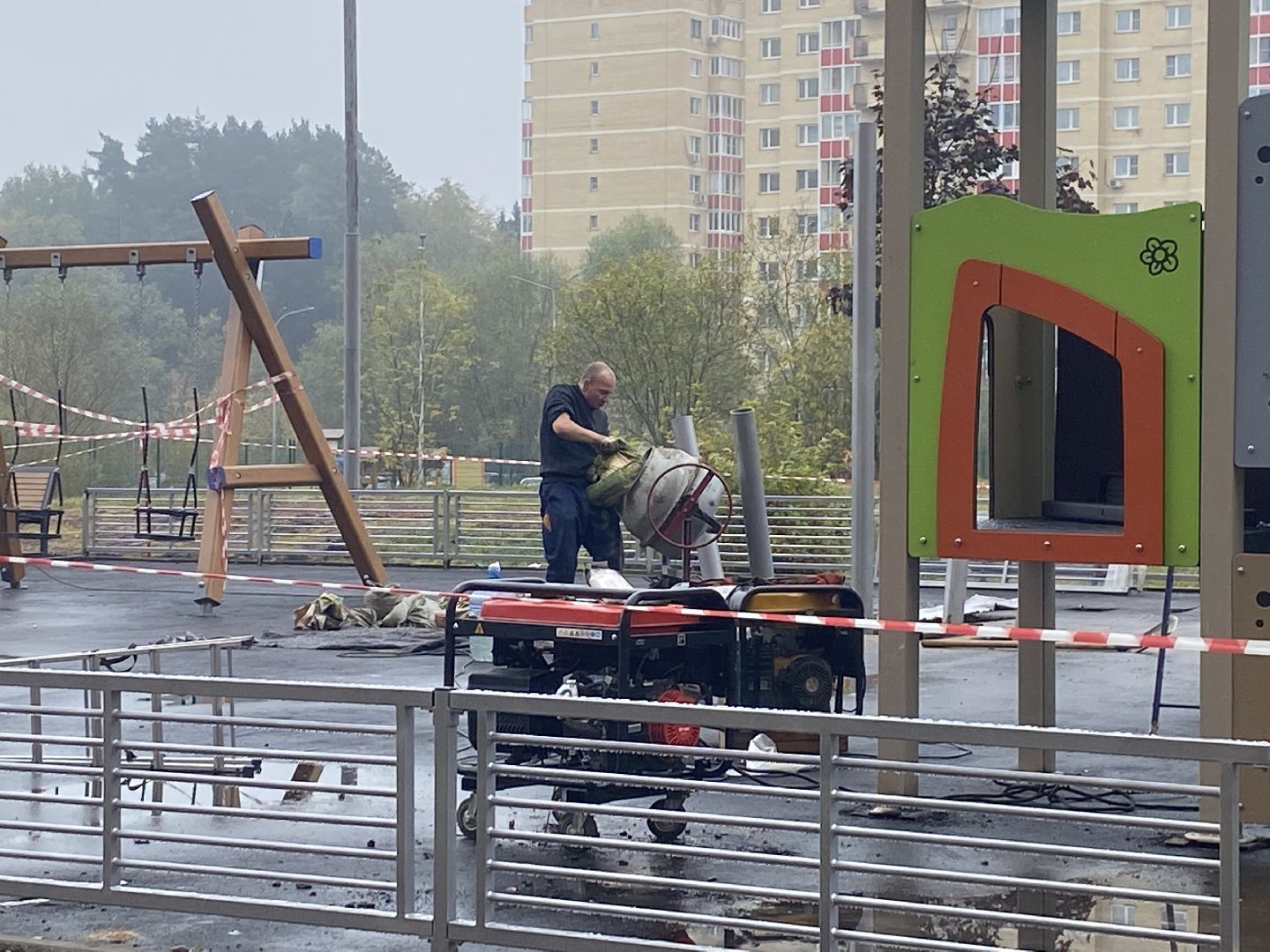 губернаторская детская площадка, Власиха благоустройство, новый игровой комплекс, игровой комплекс Забава, ГК Забава,