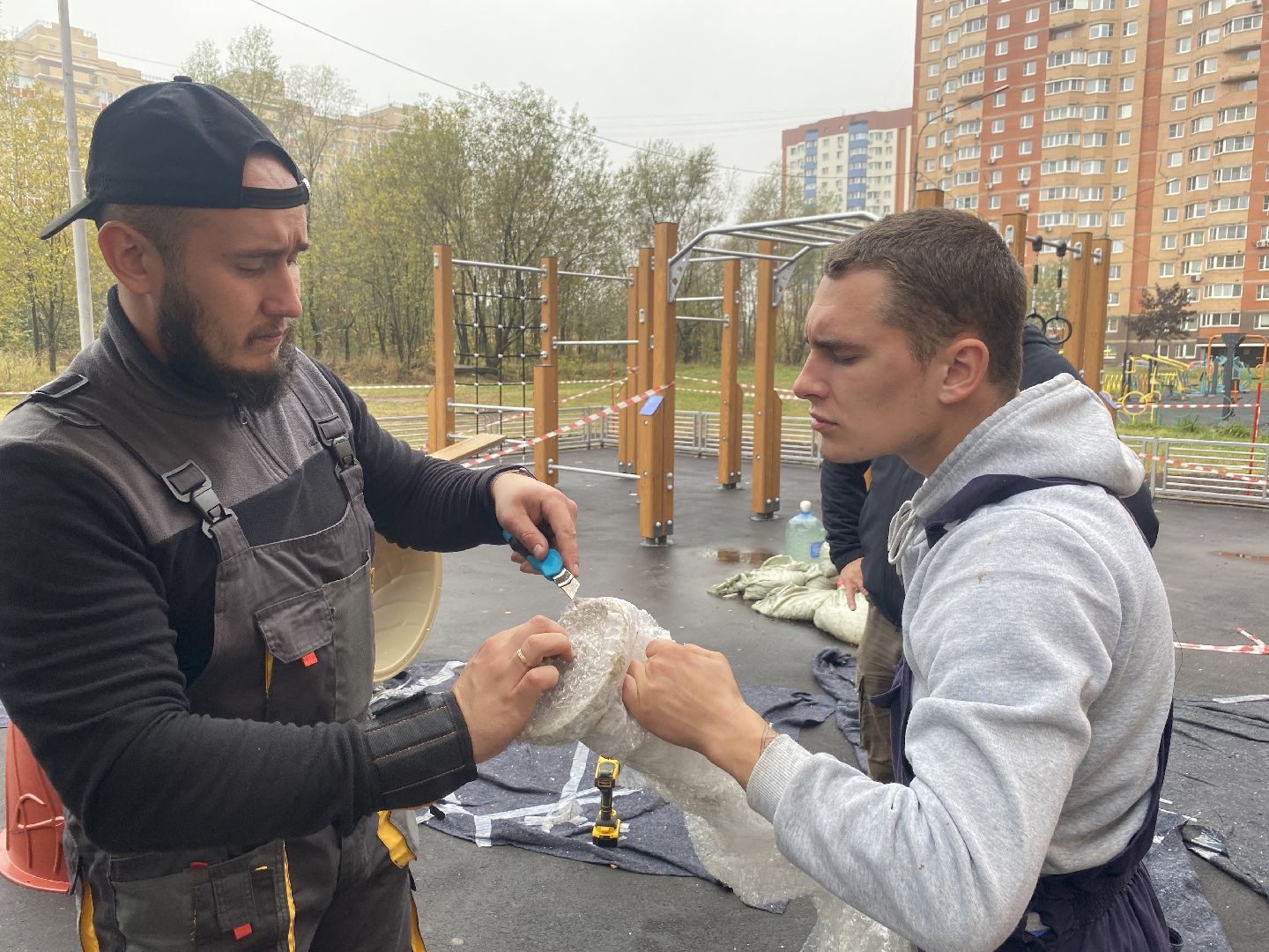 губернаторская детская площадка, Власиха благоустройство, новый игровой комплекс, игровой комплекс Забава, ГК Забава,