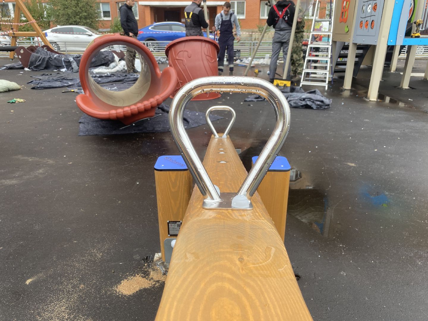 губернаторская детская площадка, Власиха благоустройство, новый игровой комплекс, игровой комплекс Забава, ГК Забава,