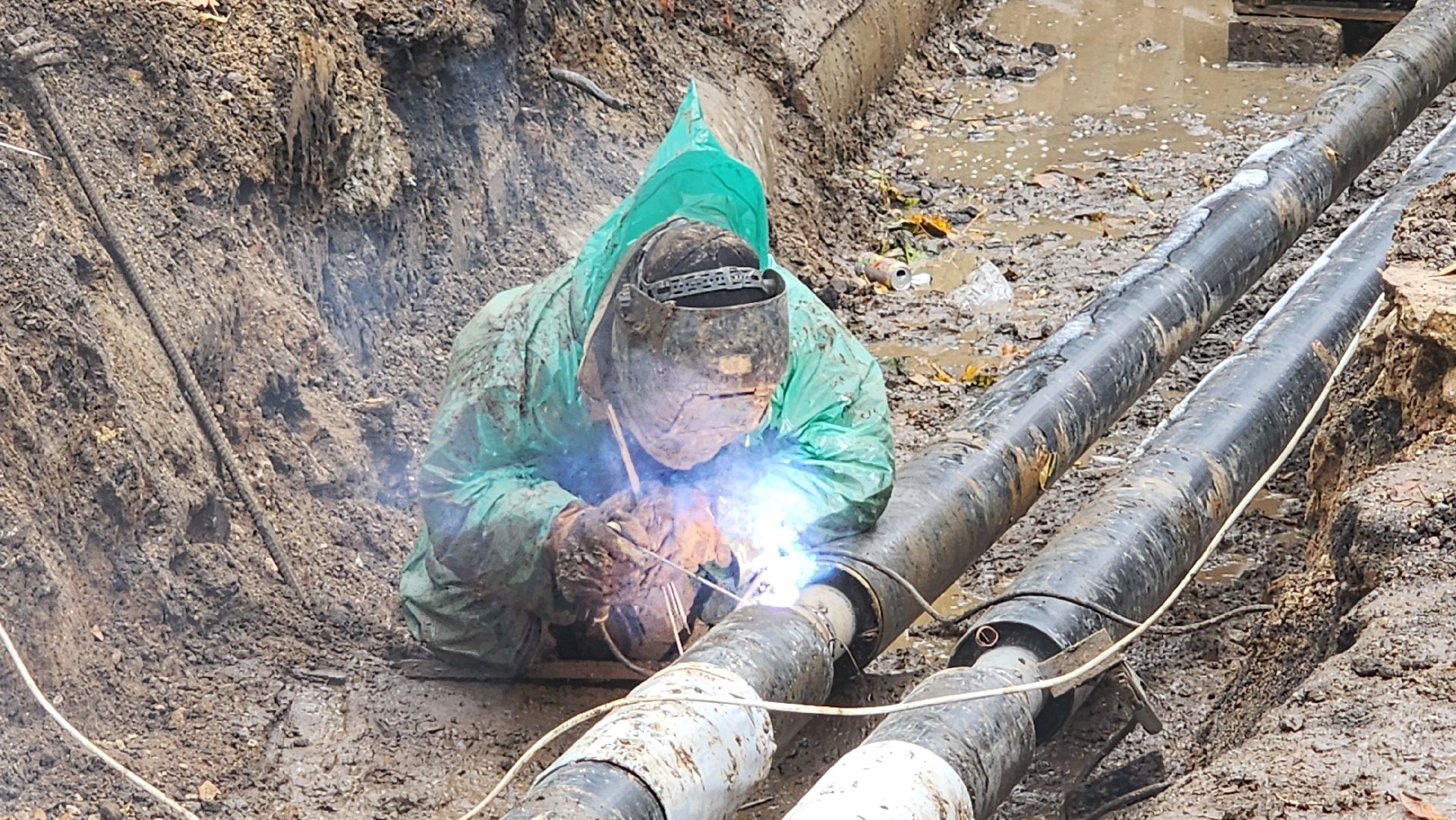 Солнечногорск, отопление, микрорайон Выстрел, капремонт теплосети, жкх,