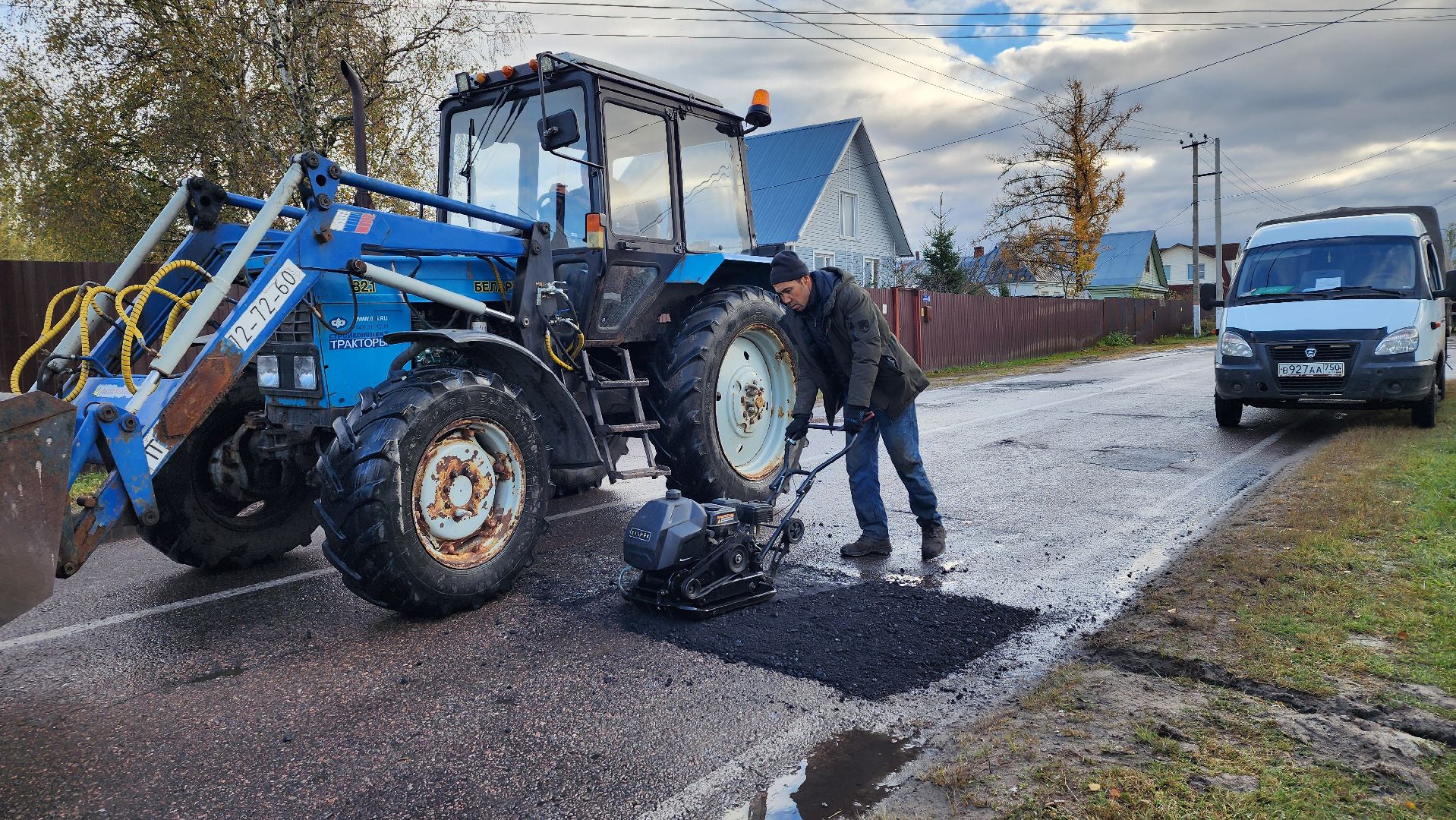 ямочный ремонт, дороги, Рошаль, городской округ Шатура,