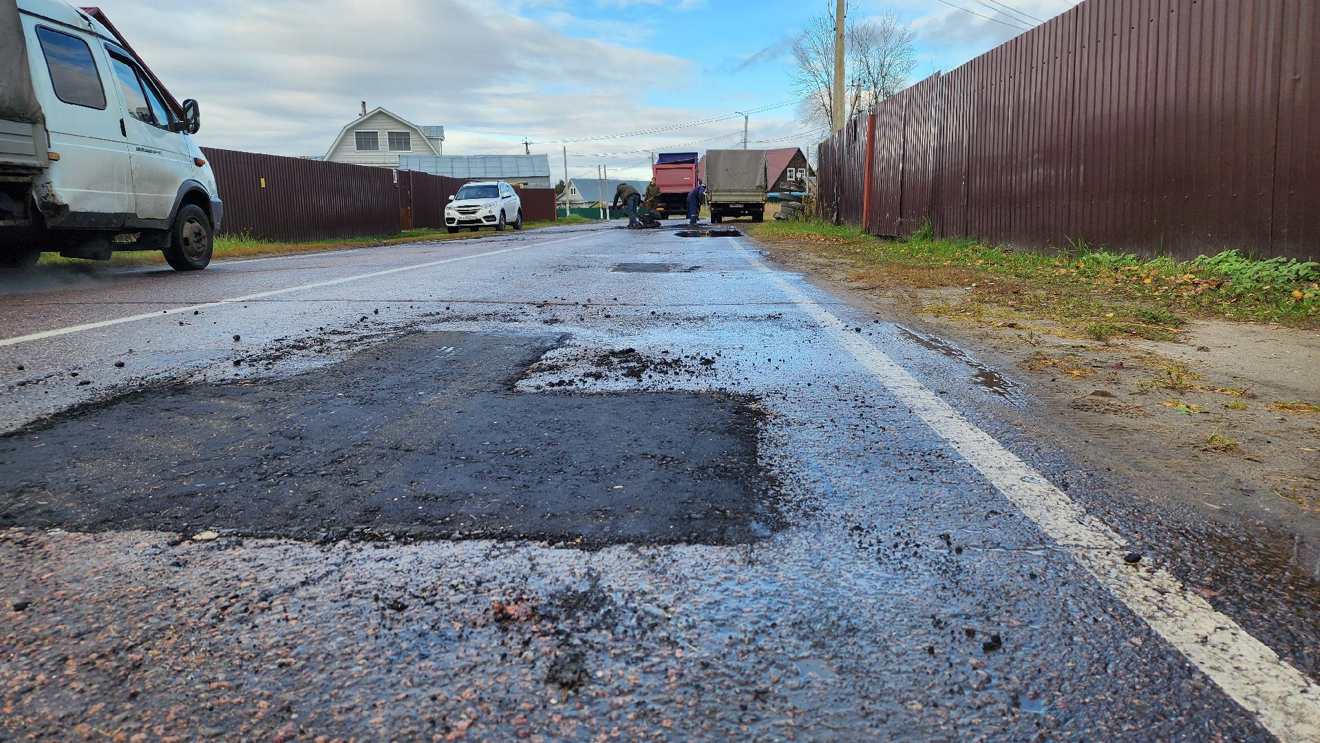 ямочный ремонт, дороги, Рошаль, городской округ Шатура,