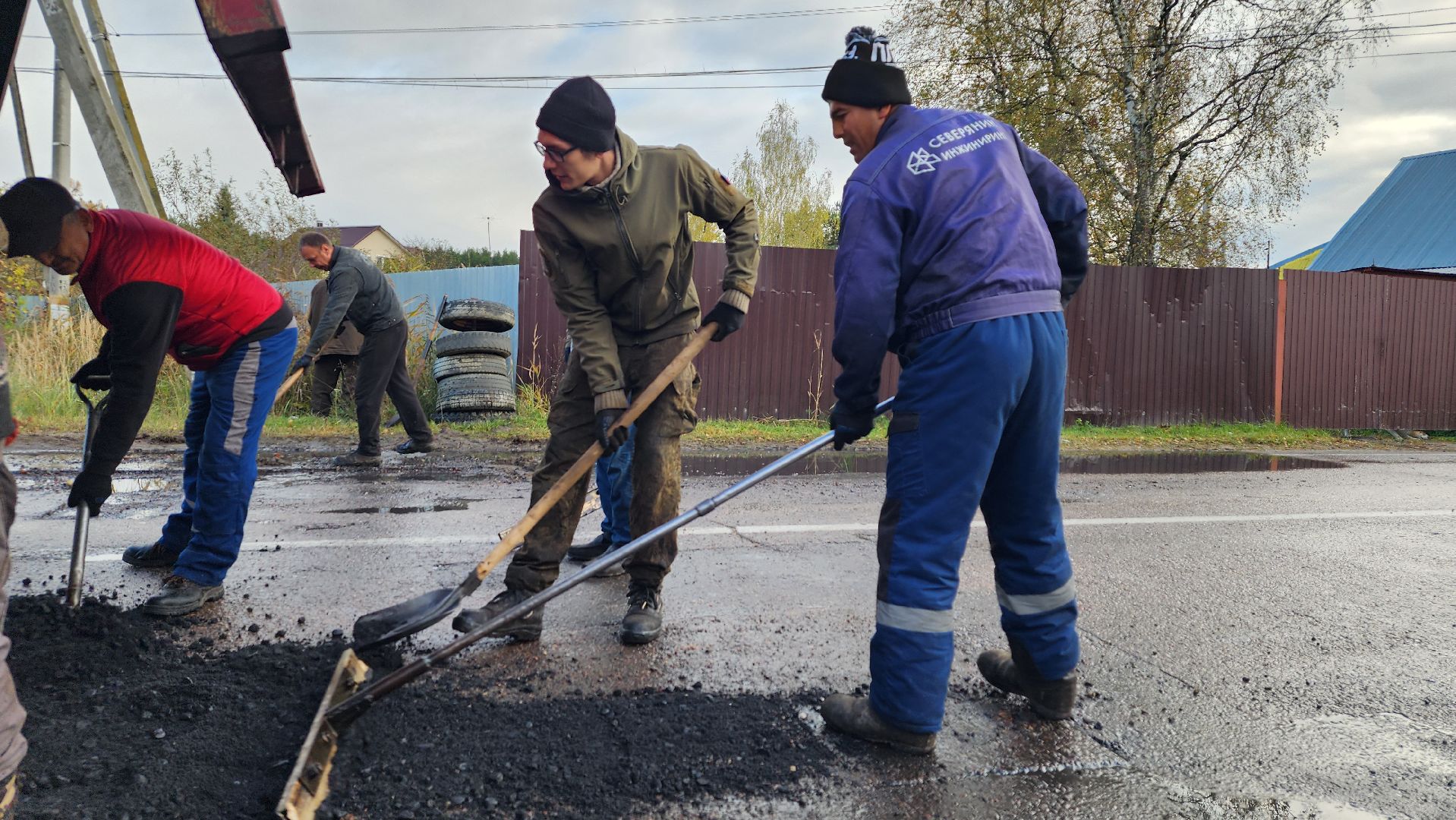 ямочный ремонт, дороги, Рошаль, городской округ Шатура,