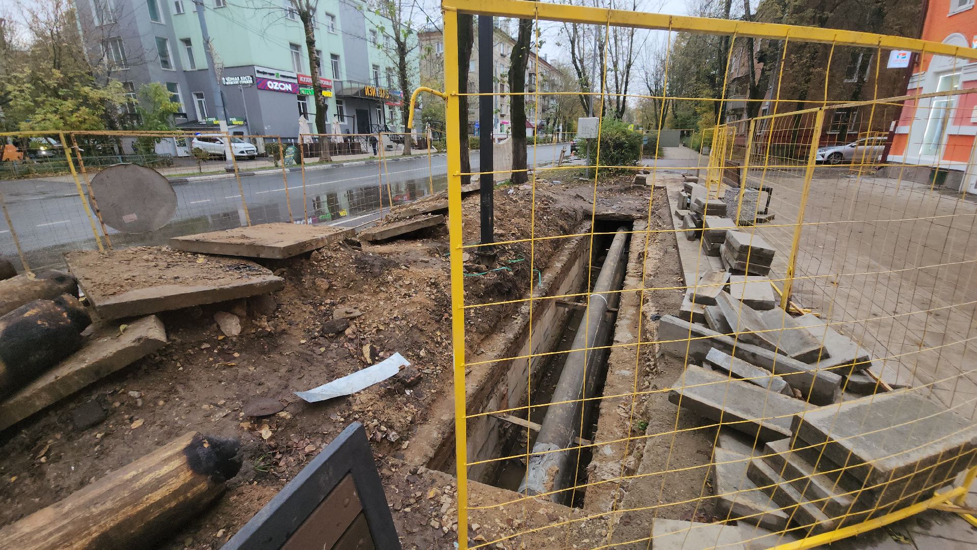 долгопрудный, капитальный ремонт теплосетей, благоустройство, первомайская,