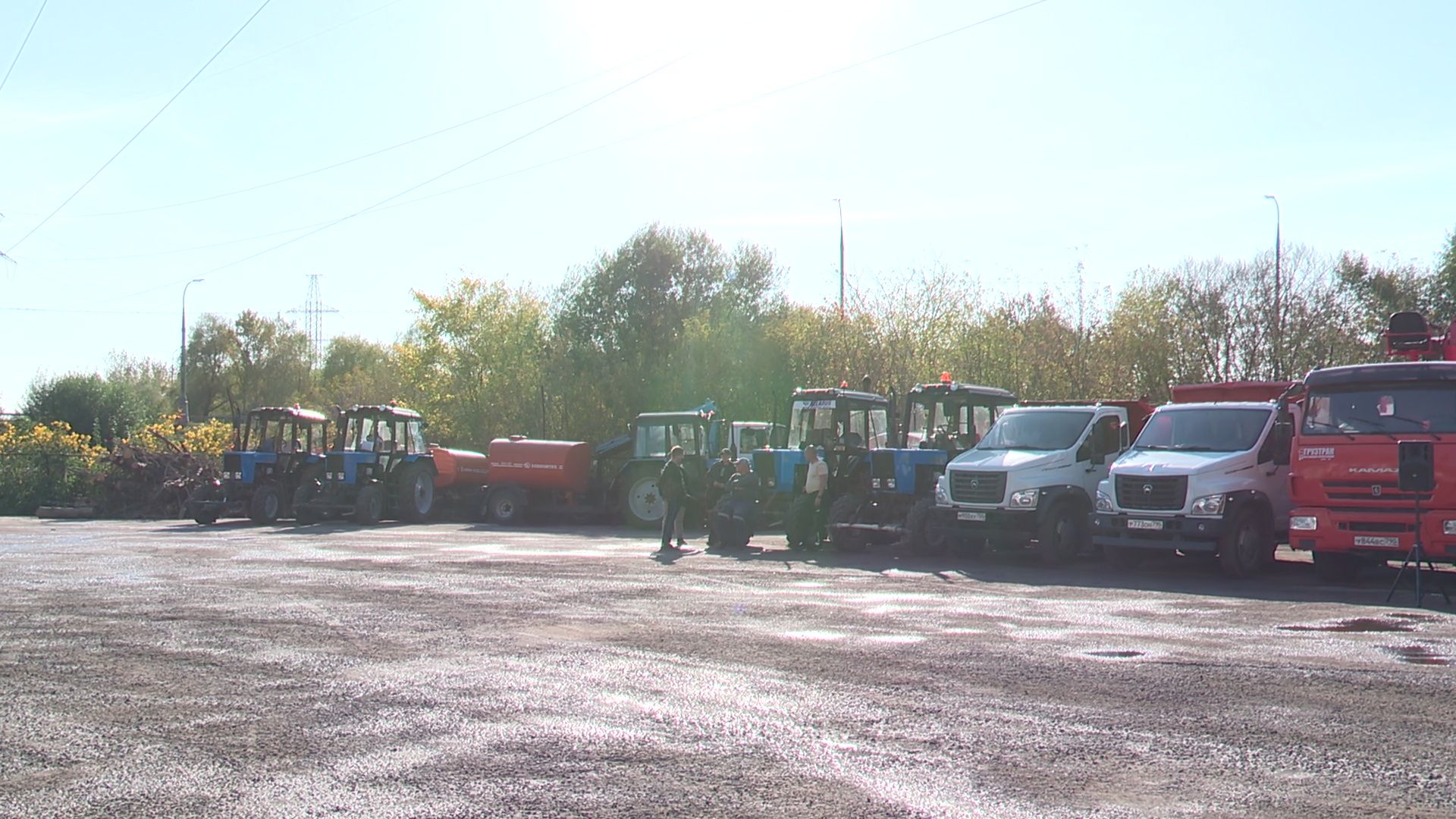 Реутов, ЖКХ, подготовка к зиме, техника, бобкэт, трактор,