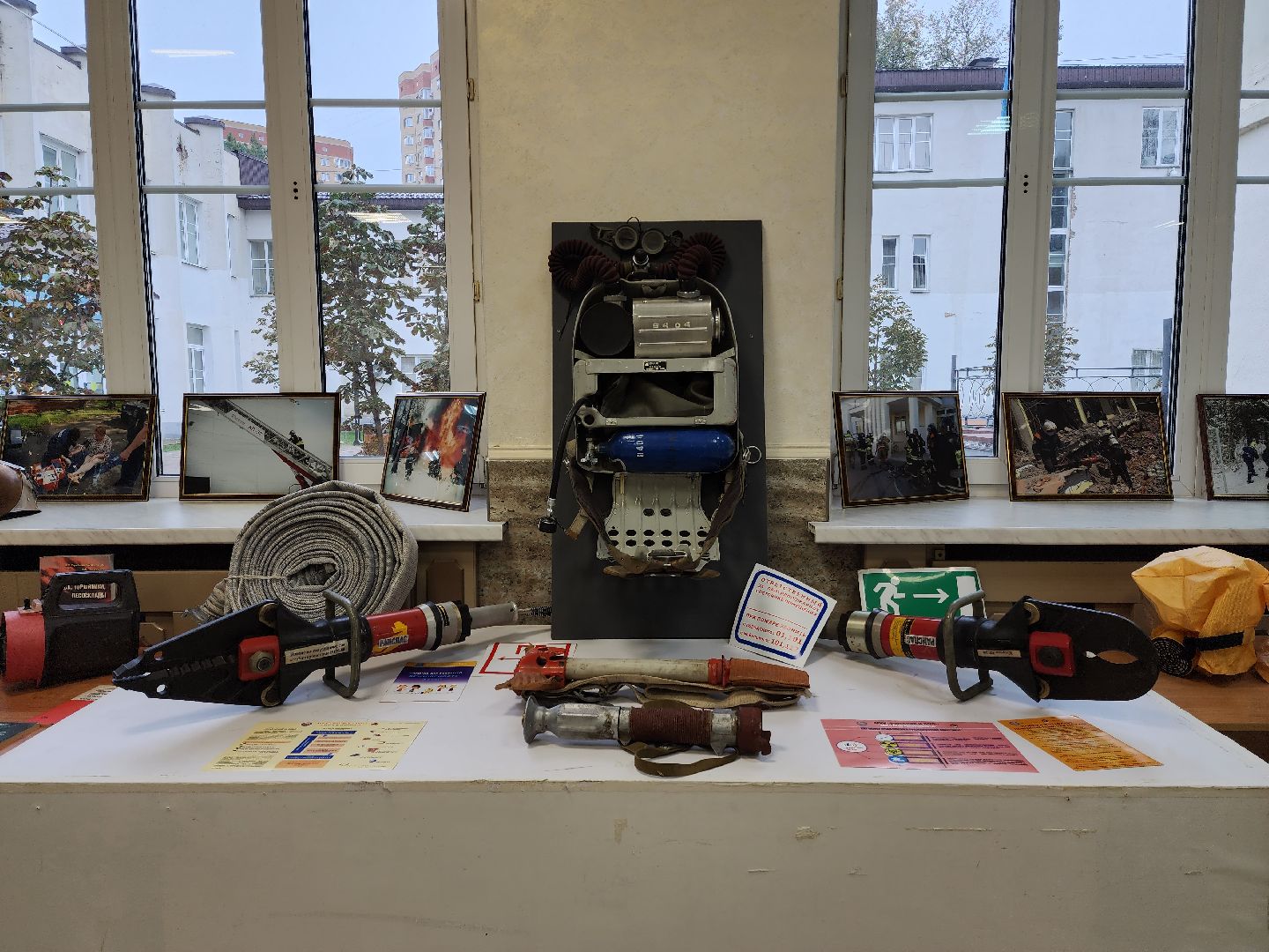 раменское, культура, выставка снаряжения пожарных-спасателей, образование,