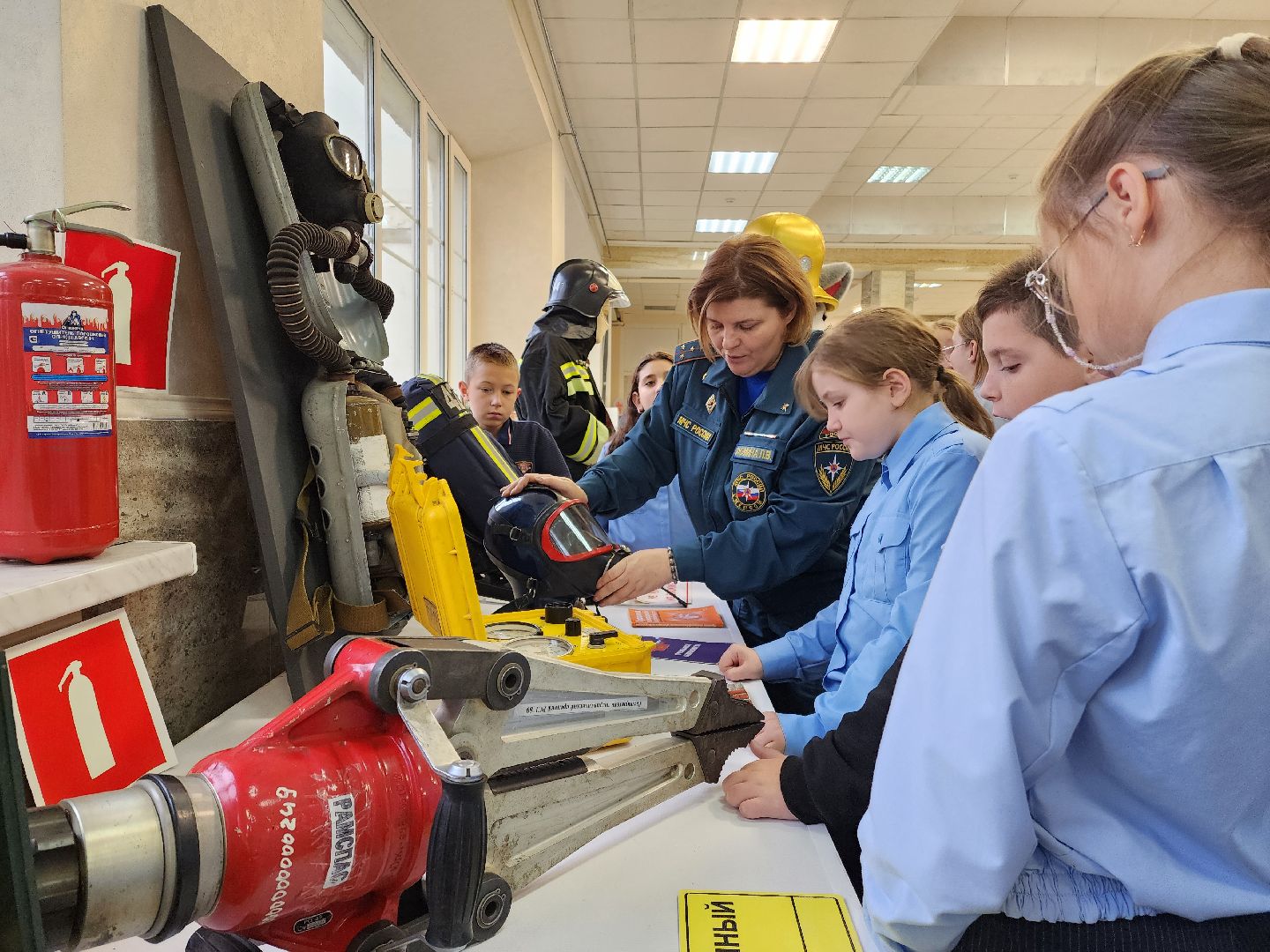 раменское, культура, выставка снаряжения пожарных-спасателей, образование,