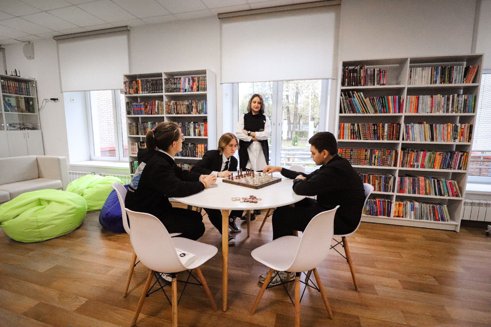 Клин, общество, образование, библиотеки, Подмосковье,