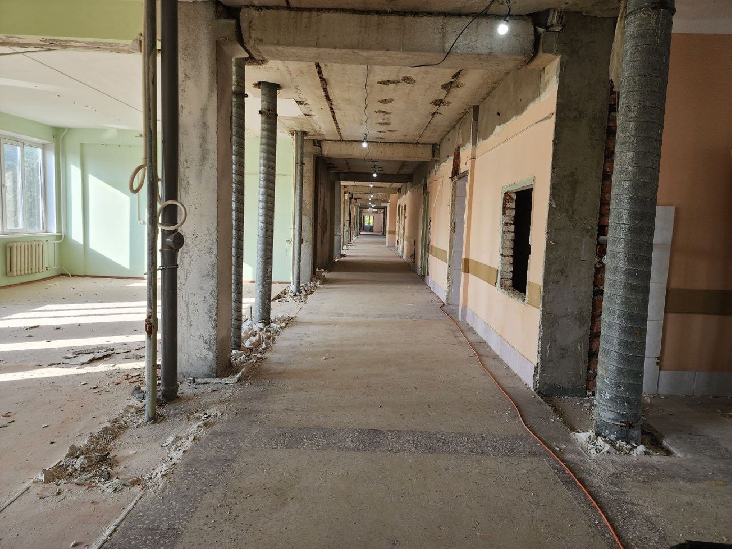 можайск, можайский городской округ, подмосковье, капитальный ремонт медучреждения, капремонт, стационар перезагрузка, демонтажные работы, медицина, здравоохранение подмосковья,