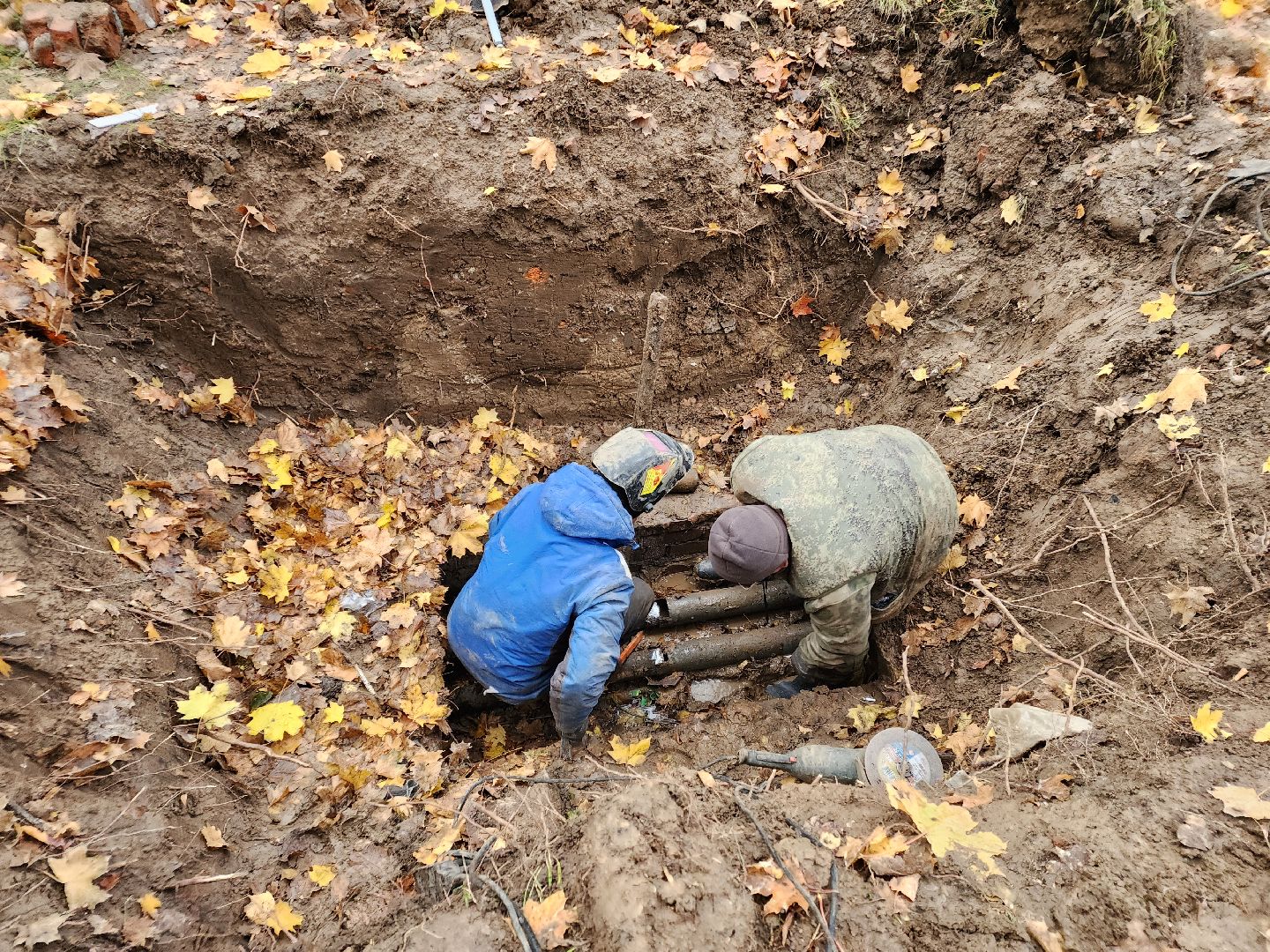 Чехов, улица Чехова, ремонт тепловых сетей, устранение аварии, теплоснабжение, пуск отопления, глава округа михаил собакин,