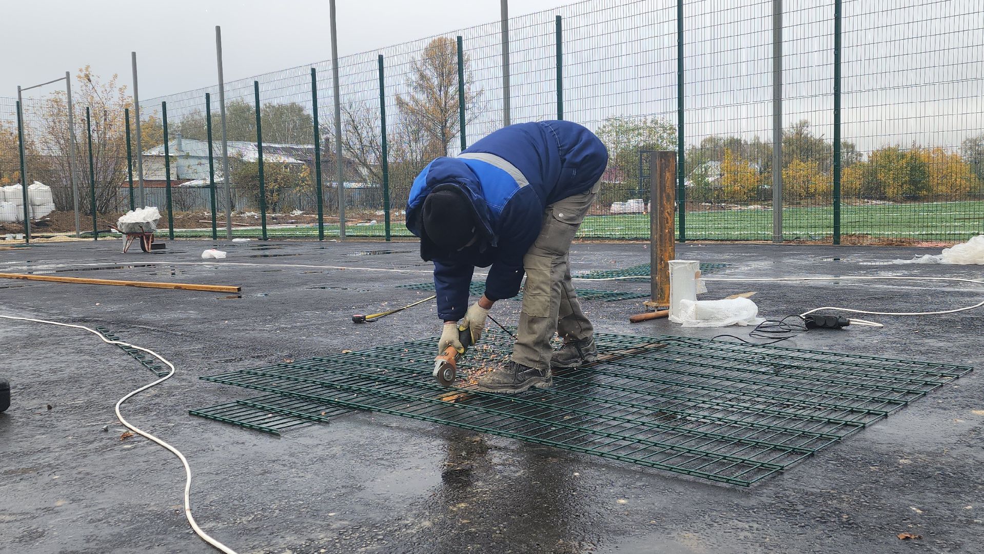 строительство, спорт, стадион, Лосино-Петровский,