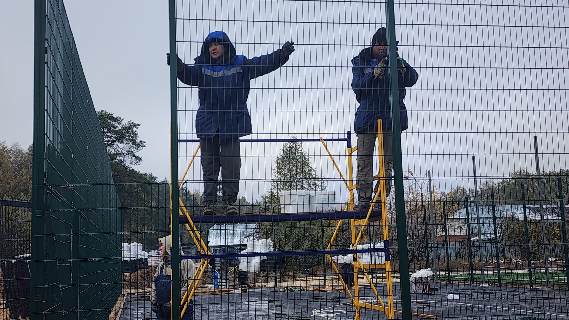 строительство, спорт, стадион, Лосино-Петровский,