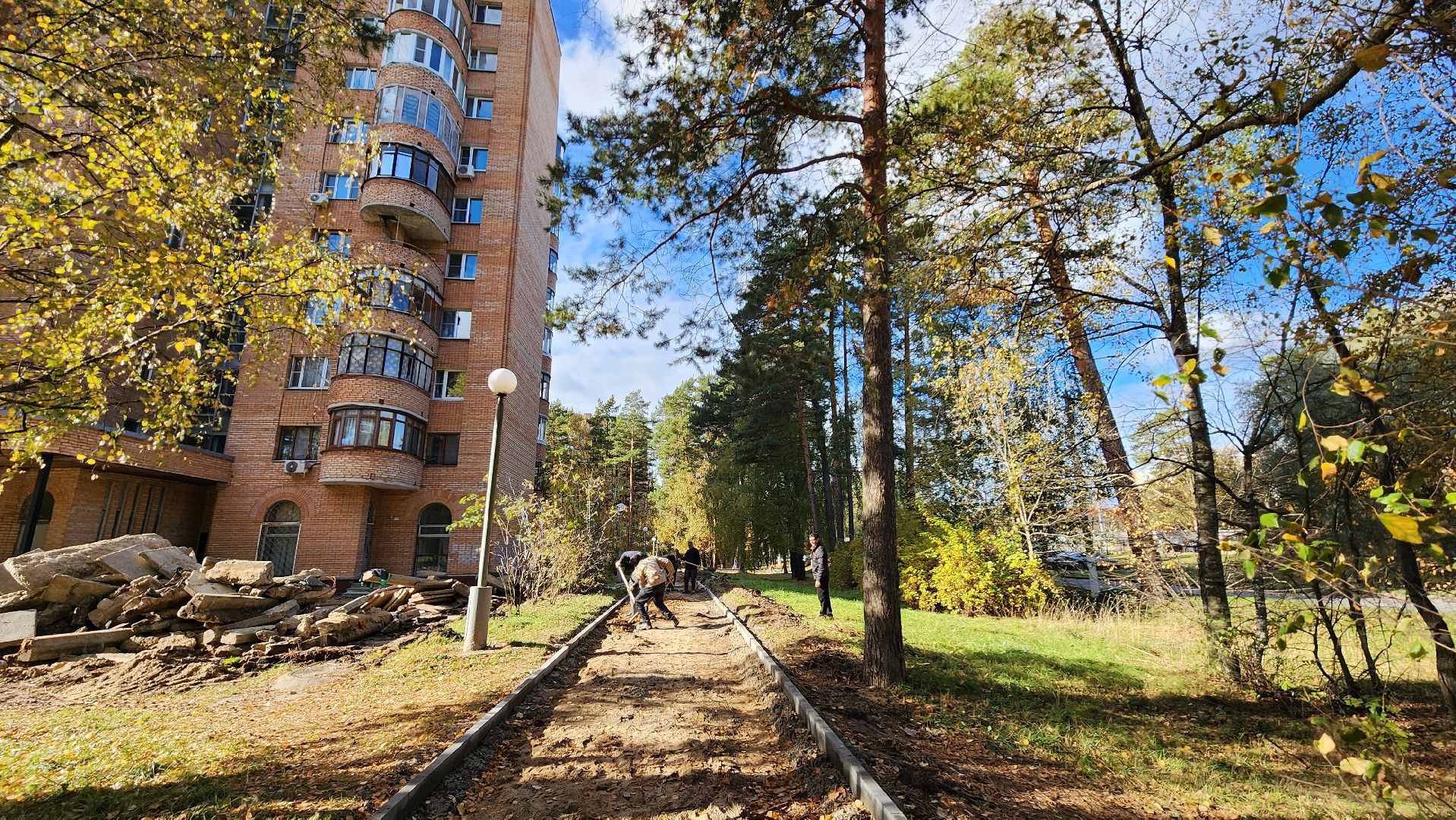 протвино, серпухов, благоустройство, пешеходная дорожка, работы,