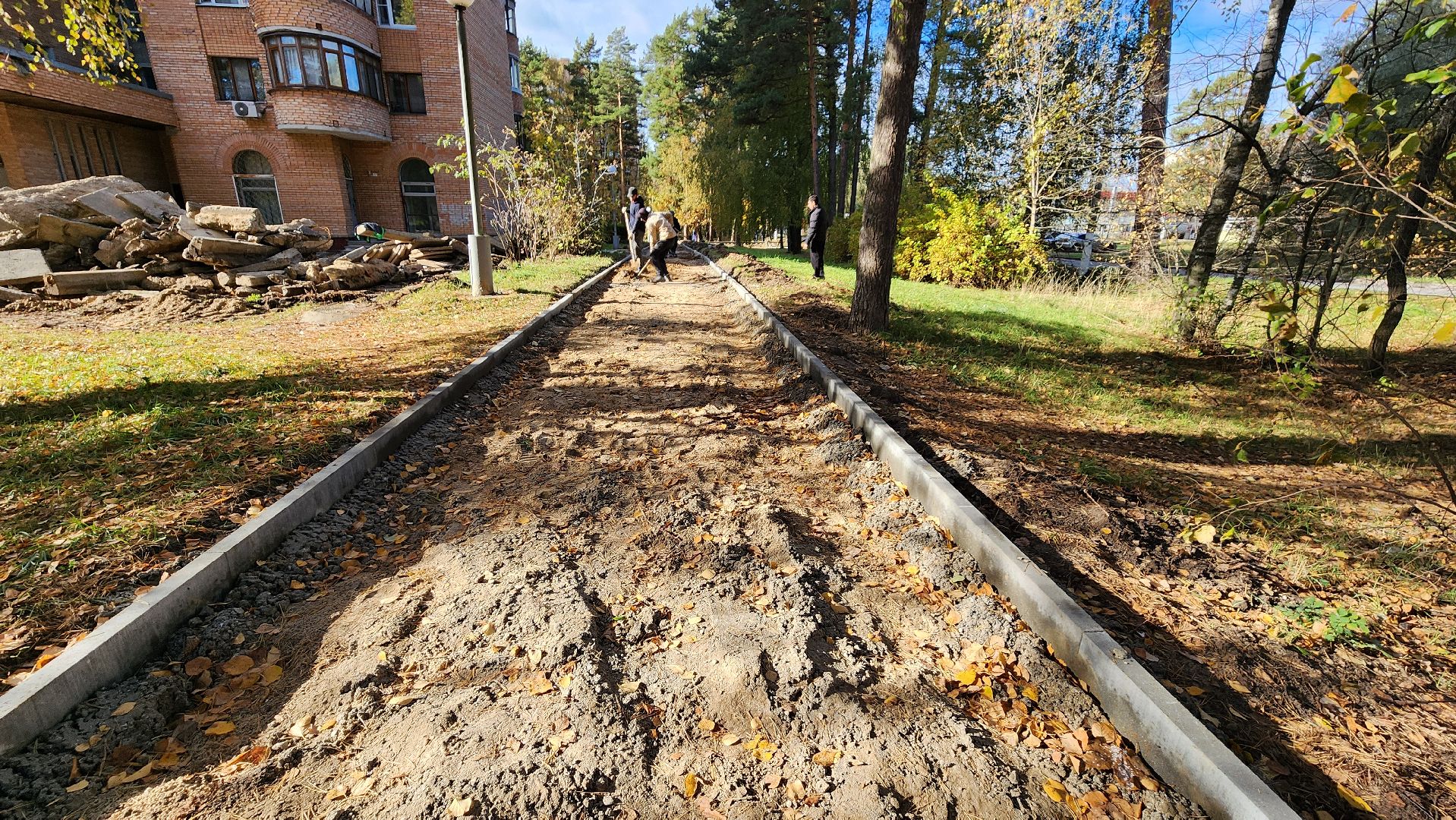 протвино, серпухов, благоустройство, пешеходная дорожка, работы,