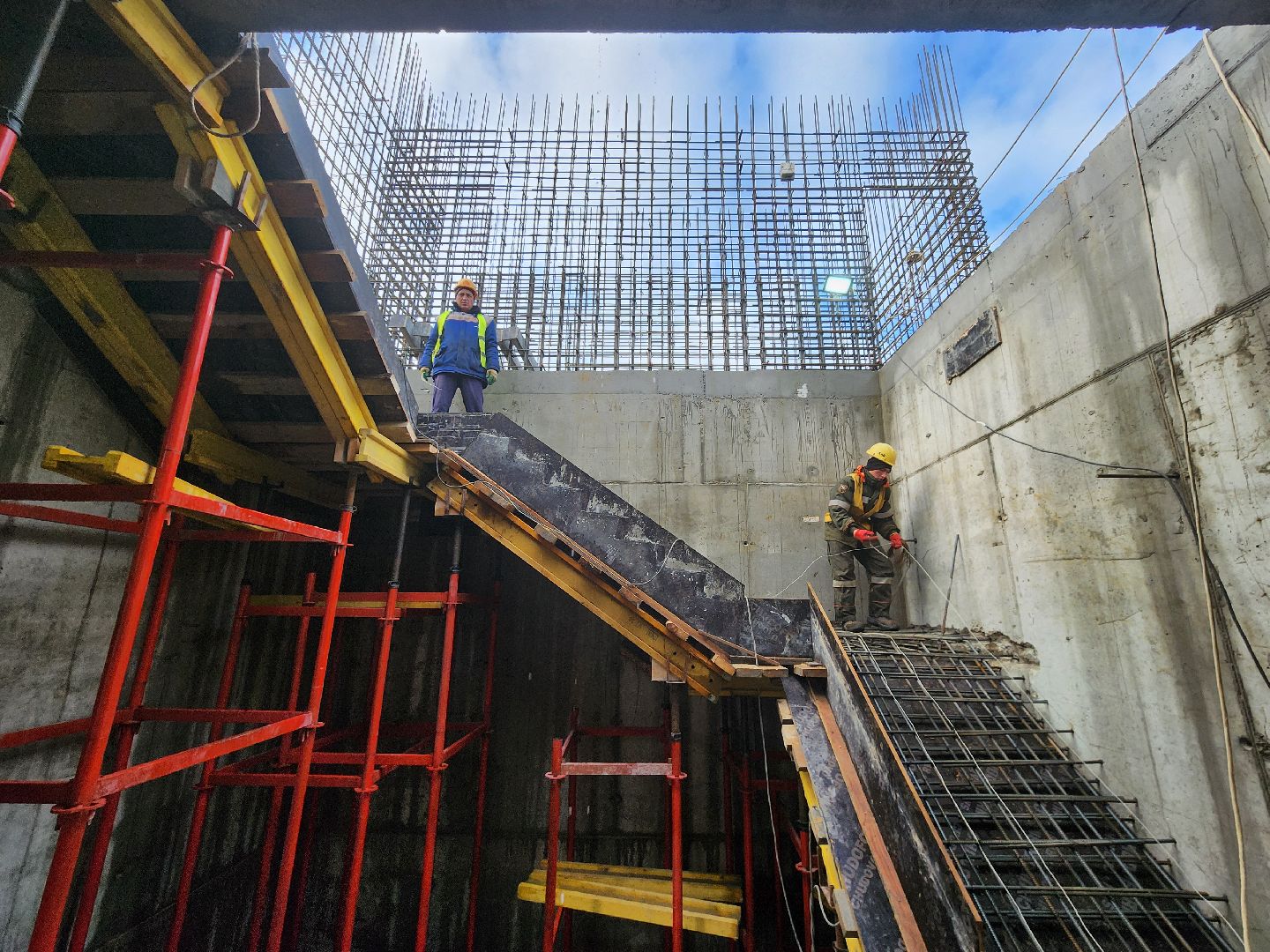 Чехов, улица Мира, детская поликлиника, строительство, монолитные работы, нацпроект здравоохранение, минстрой мо,