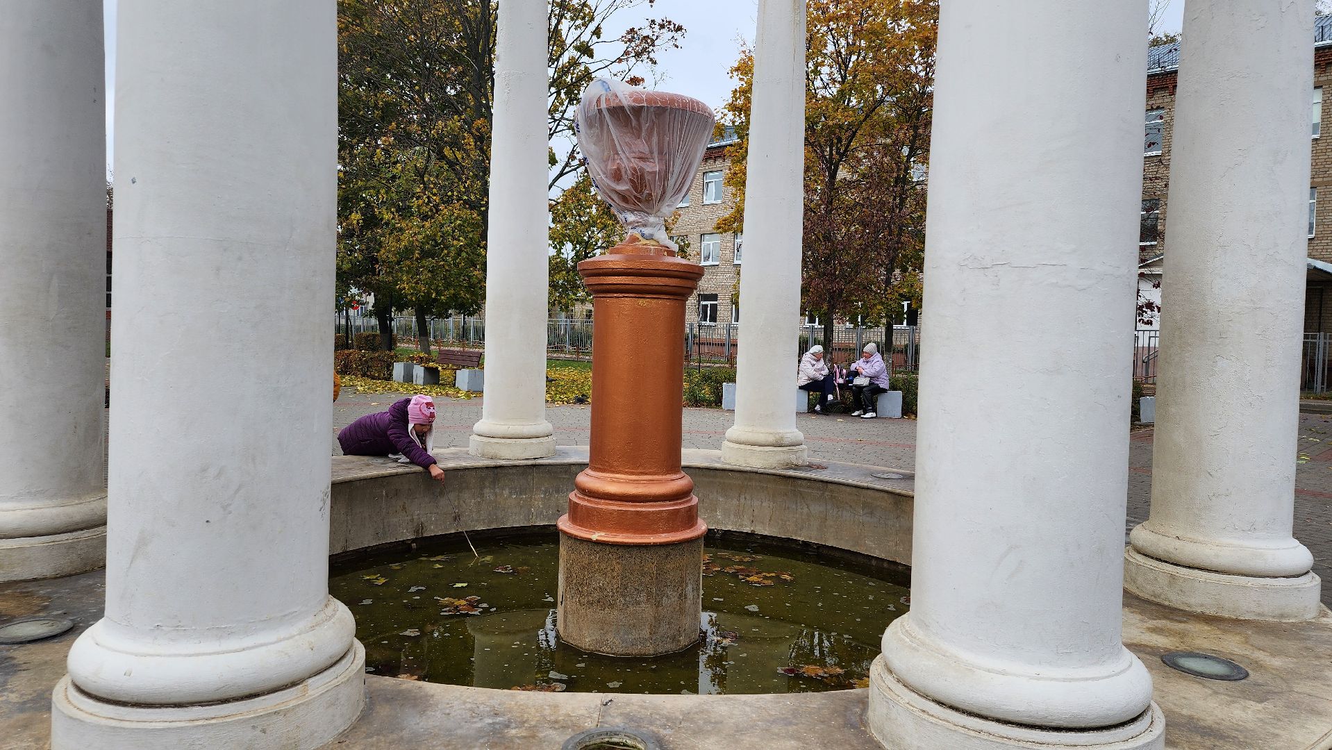 консервация фонтанов, сезон фонтанов, коммунальные службы, Старая Купавна,