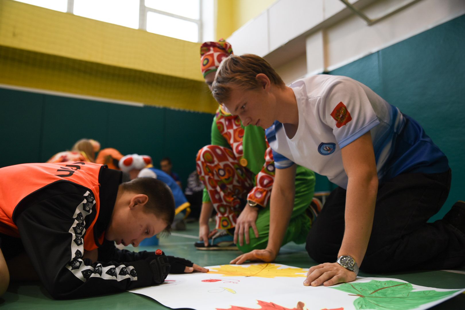 Бронницы, Коломна, Праздник для детей, Студенты Бронниц в детском доме Коломны, Спортивный праздник в детском доме,