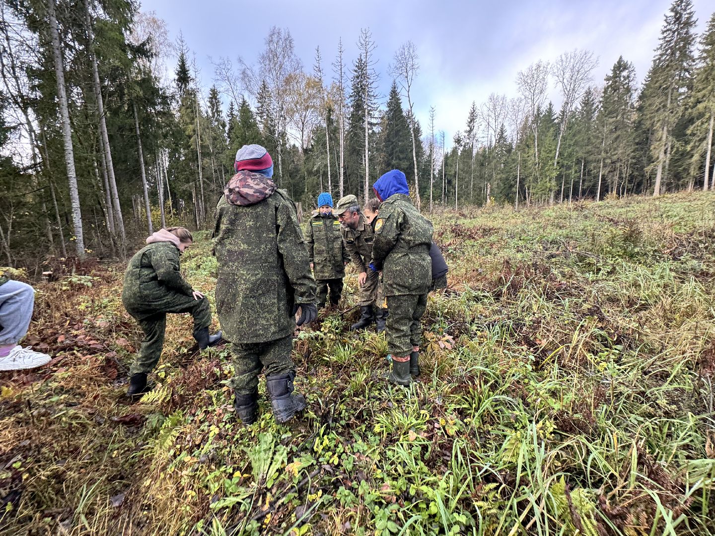 лесничество, урок в лесу, школьное лесничество,
