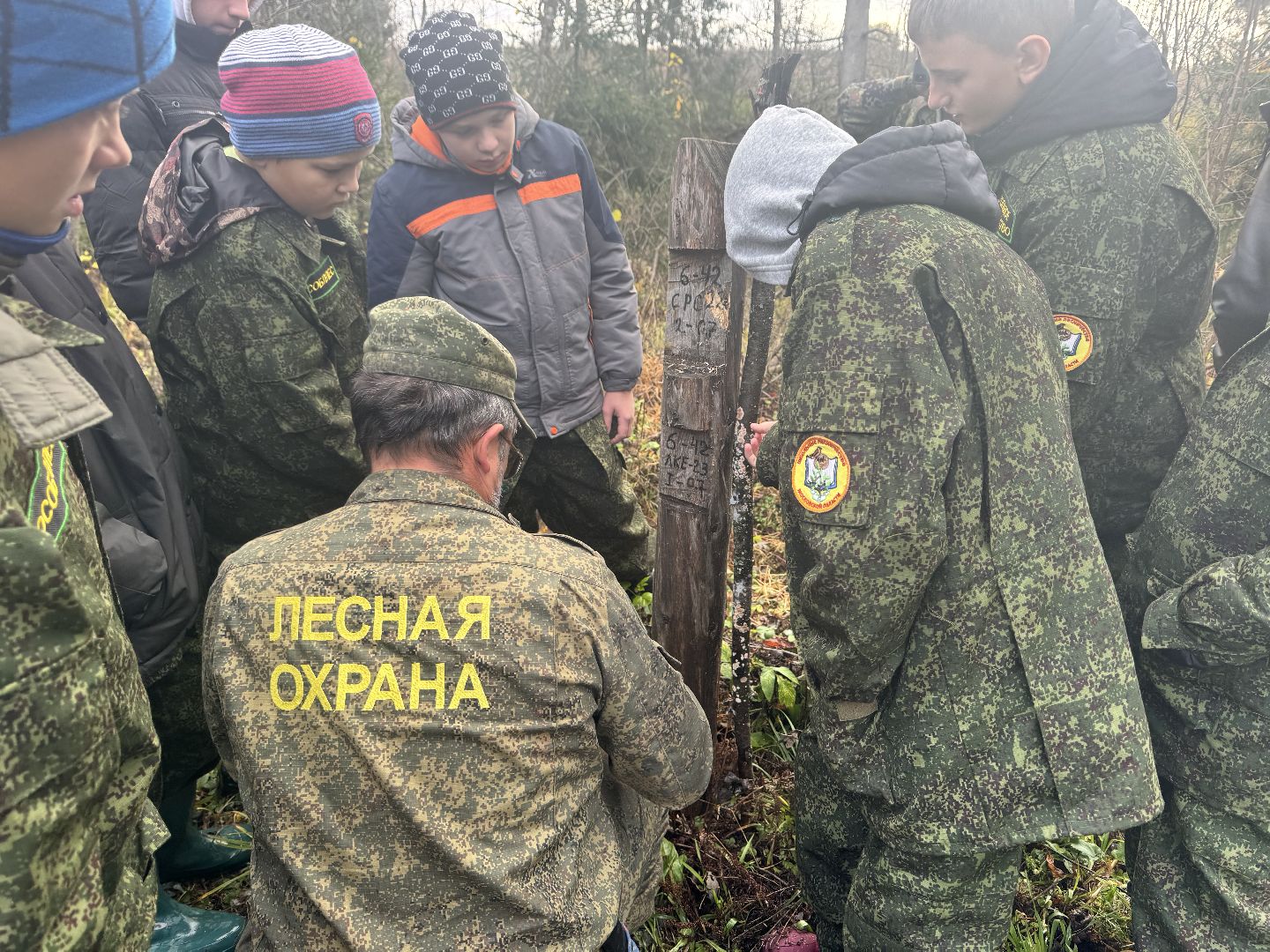 лесничество, урок в лесу, школьное лесничество,