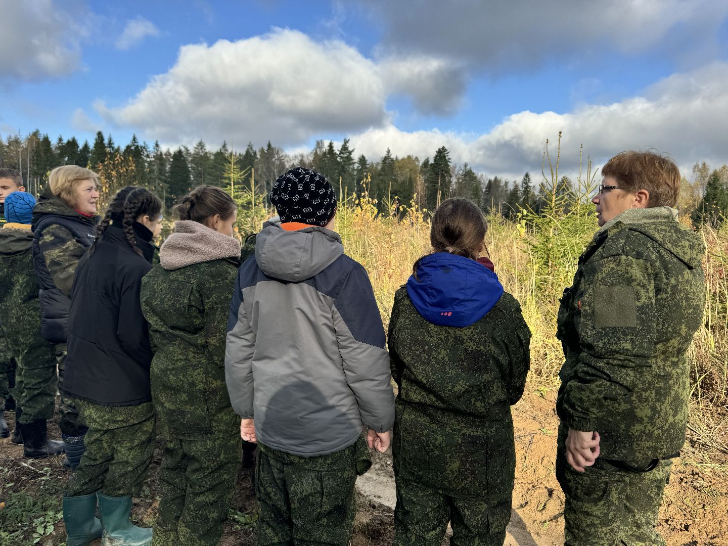 лесничество, урок в лесу, школьное лесничество,