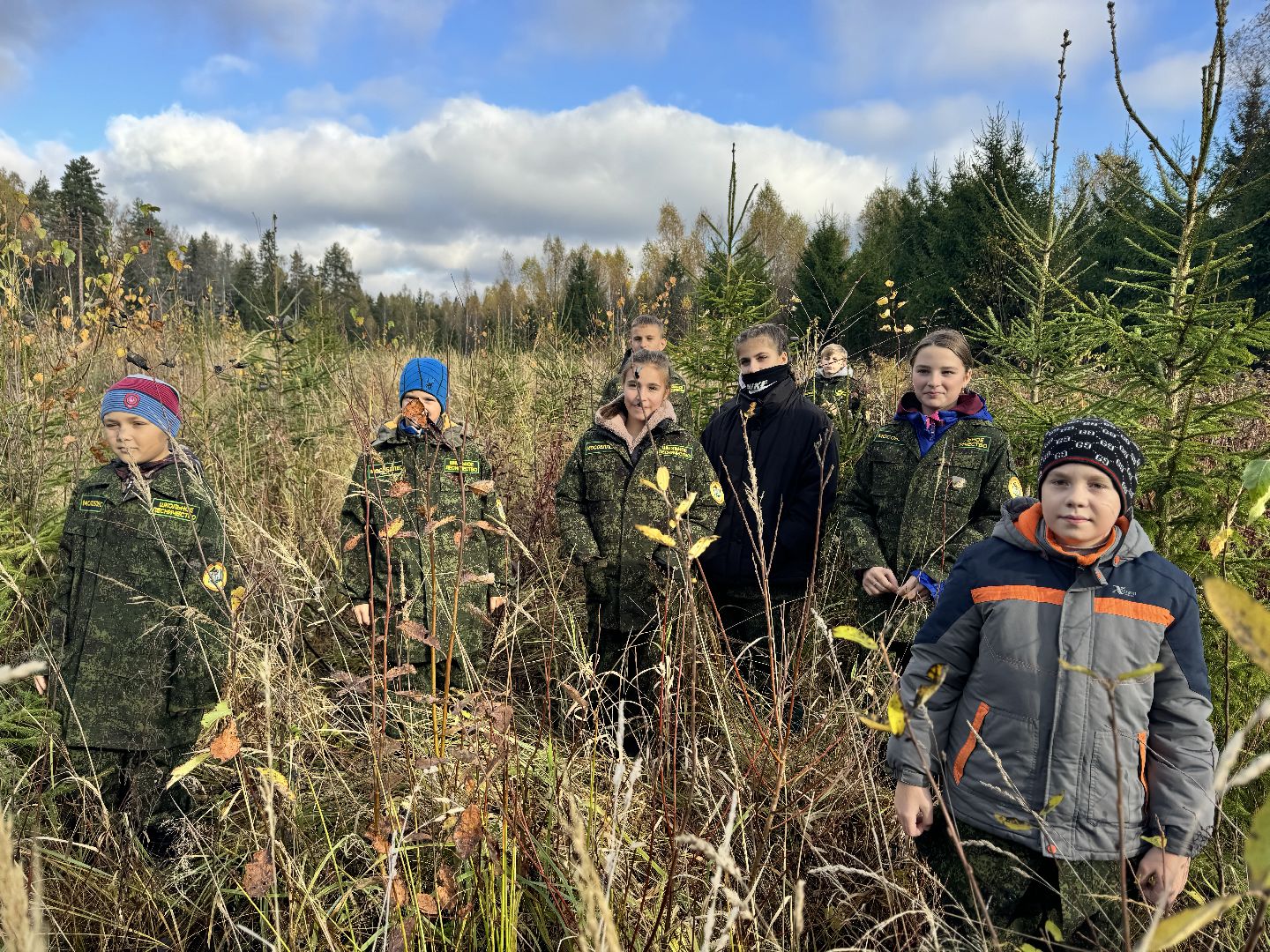 лесничество, урок в лесу, школьное лесничество,