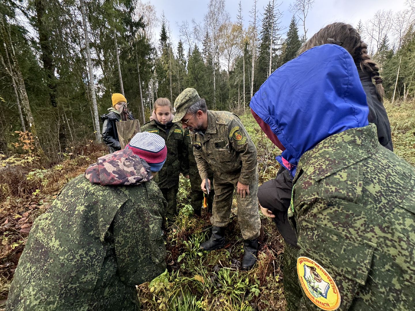 лесничество, урок в лесу, школьное лесничество,
