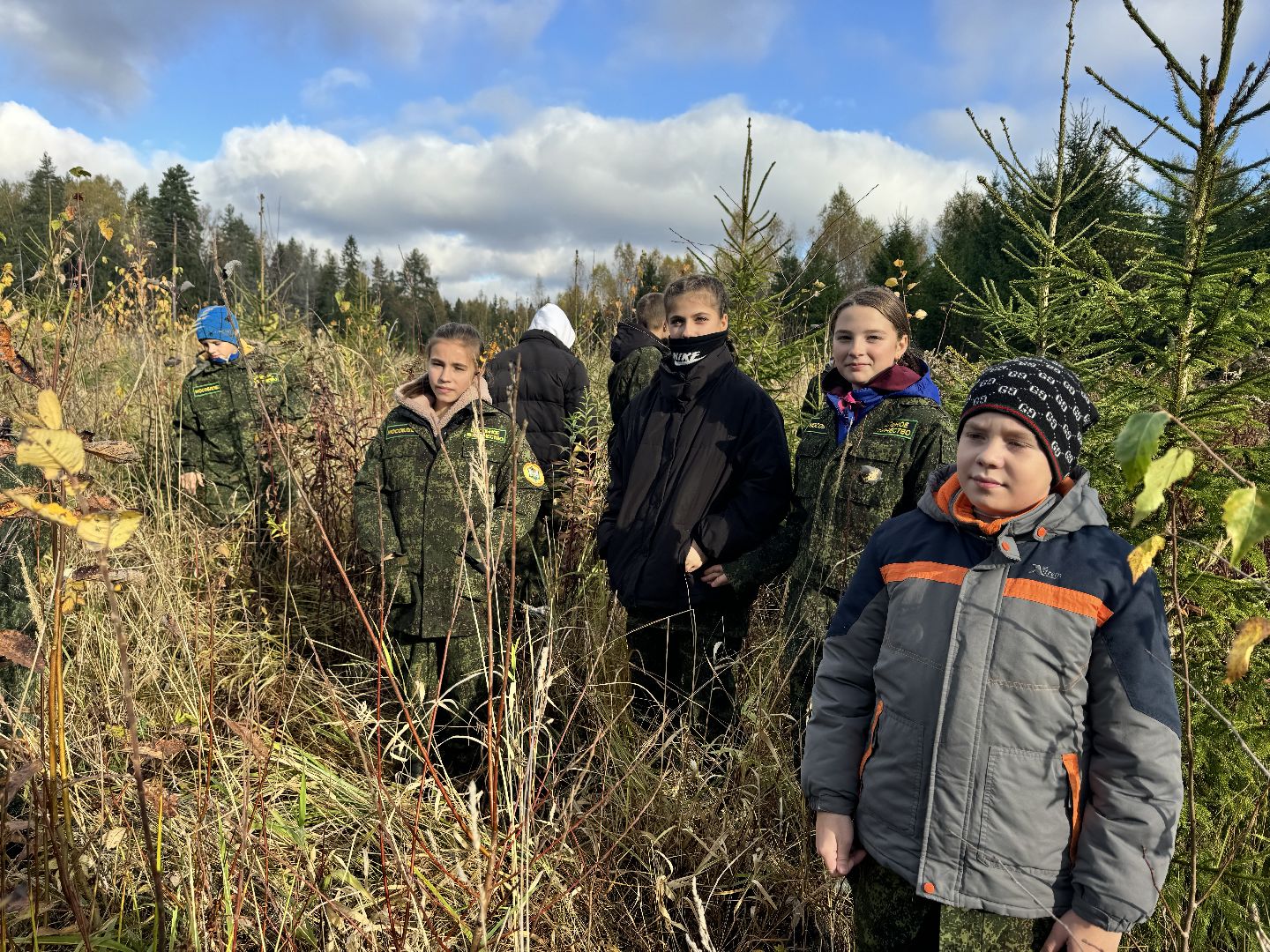 лесничество, урок в лесу, школьное лесничество,