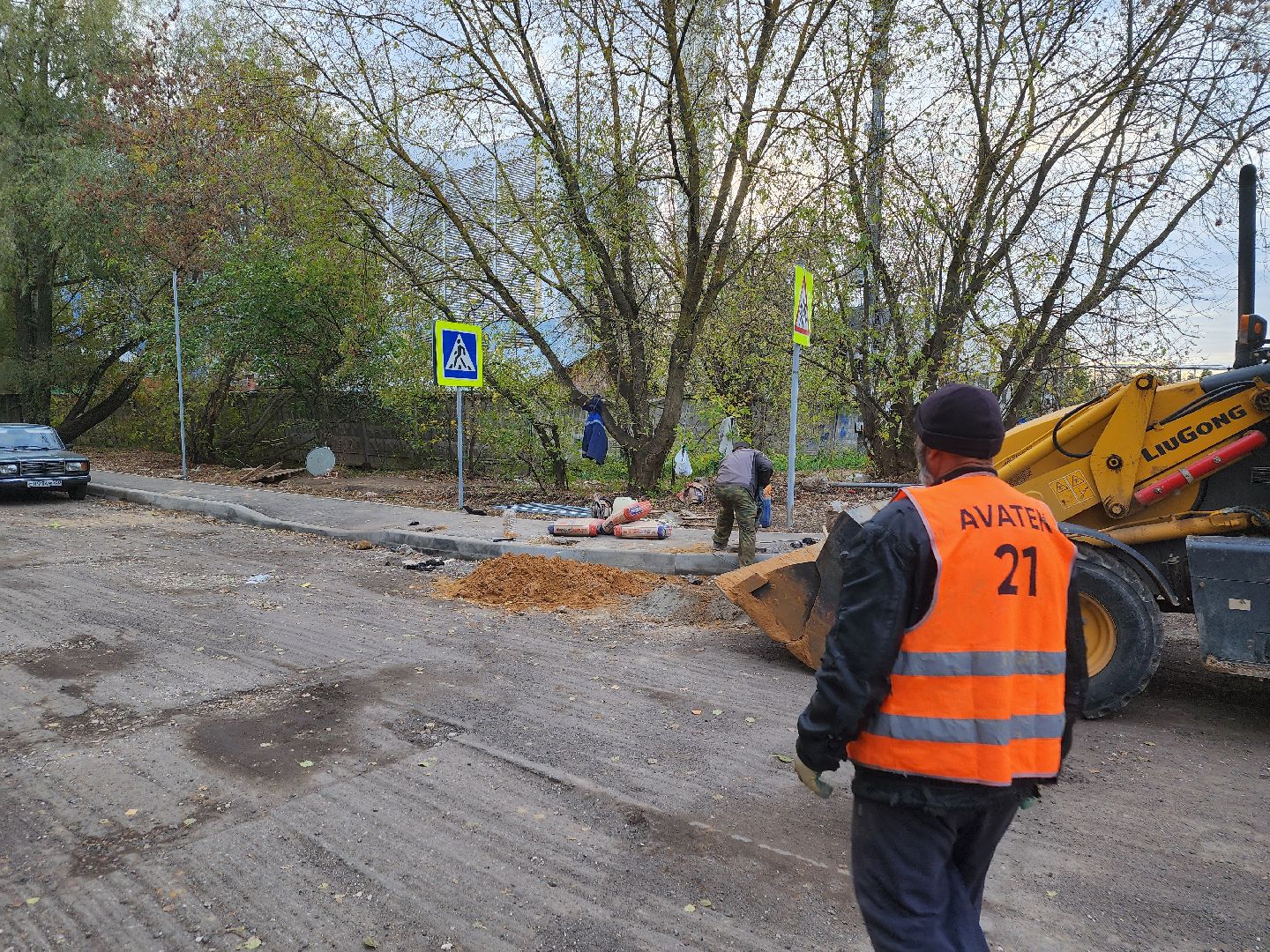 долгопрудный, Бригантина, пешеходные дорожки, забор, ремонт,