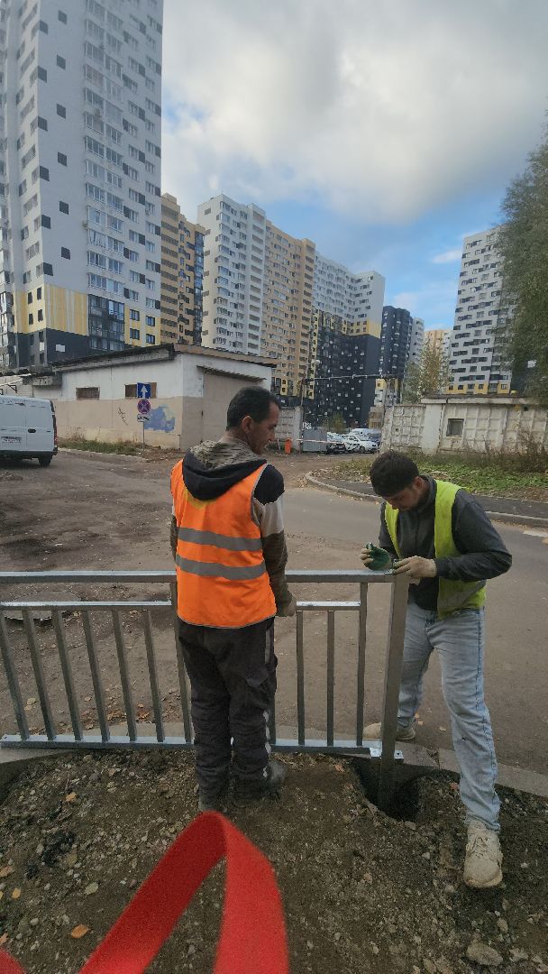 долгопрудный, Бригантина, пешеходные дорожки, забор, ремонт,