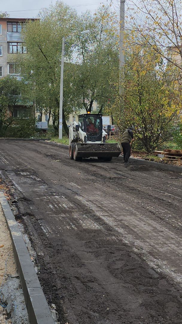 серпухов, подмосковье, комплексное благоустройство двора,