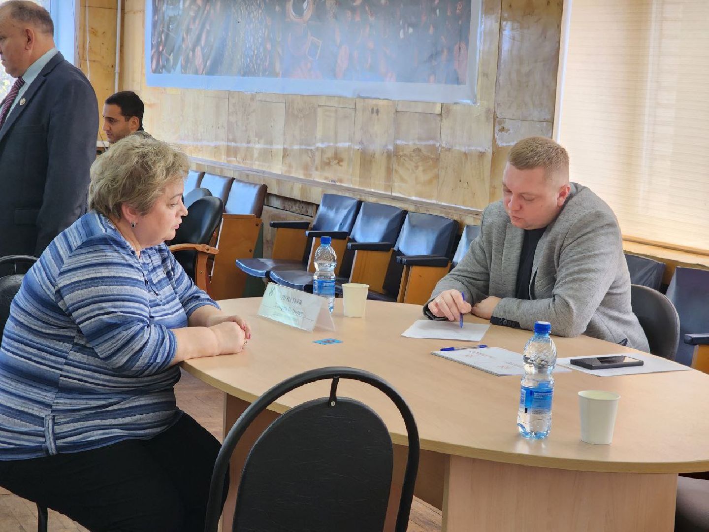 руза, рузский городской округ, тучково, выездная администрация, власть, глава округа, просьбы жителей, встреча с жителями, обращения граждан, выездная администрация на предприятии,