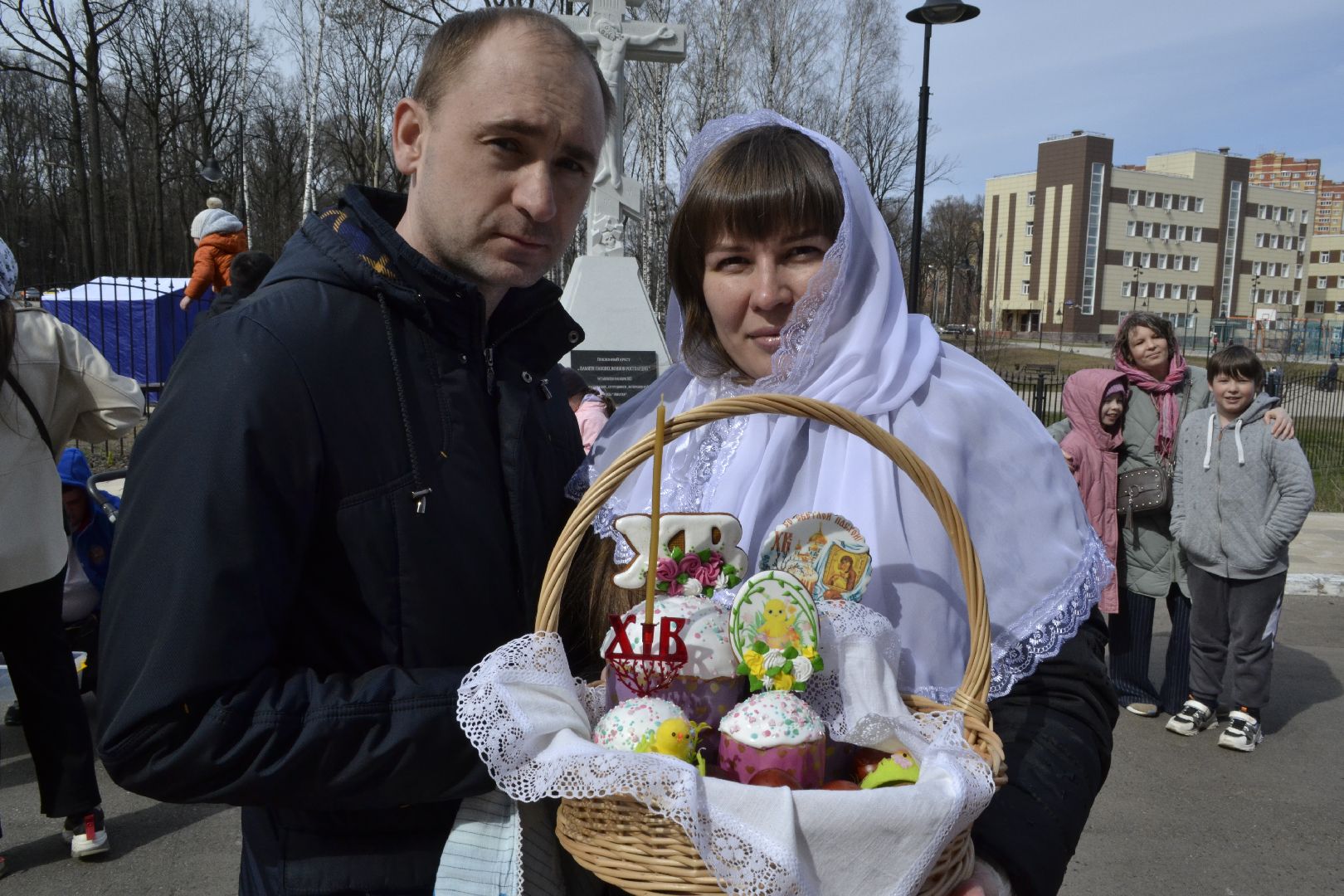 Балашиха, Пасха Христова, освящение куличей, Главный храм Росгвардии