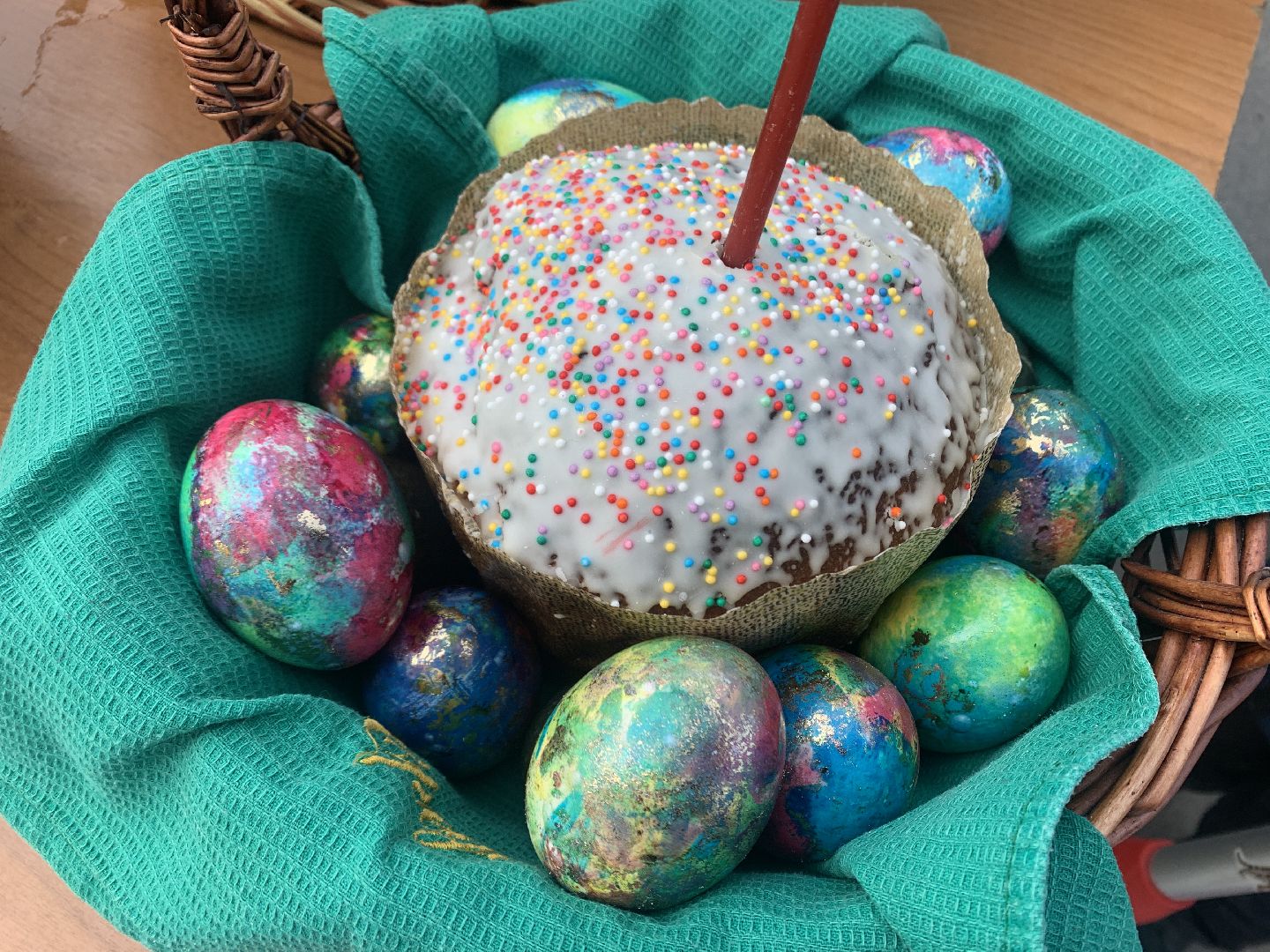 Балашиха, Пасха Христова, освящение куличей, Главный храм Росгвардии