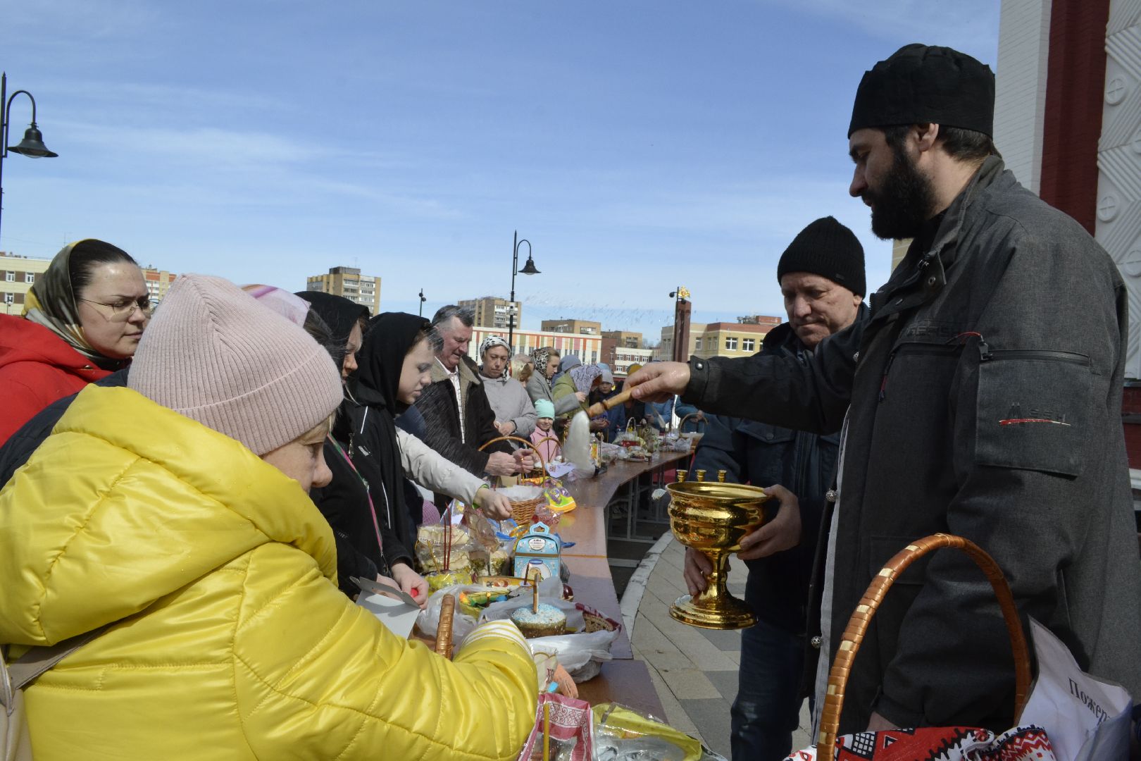 Балашиха, Пасха Христова, освящение куличей, Главный храм Росгвардии
