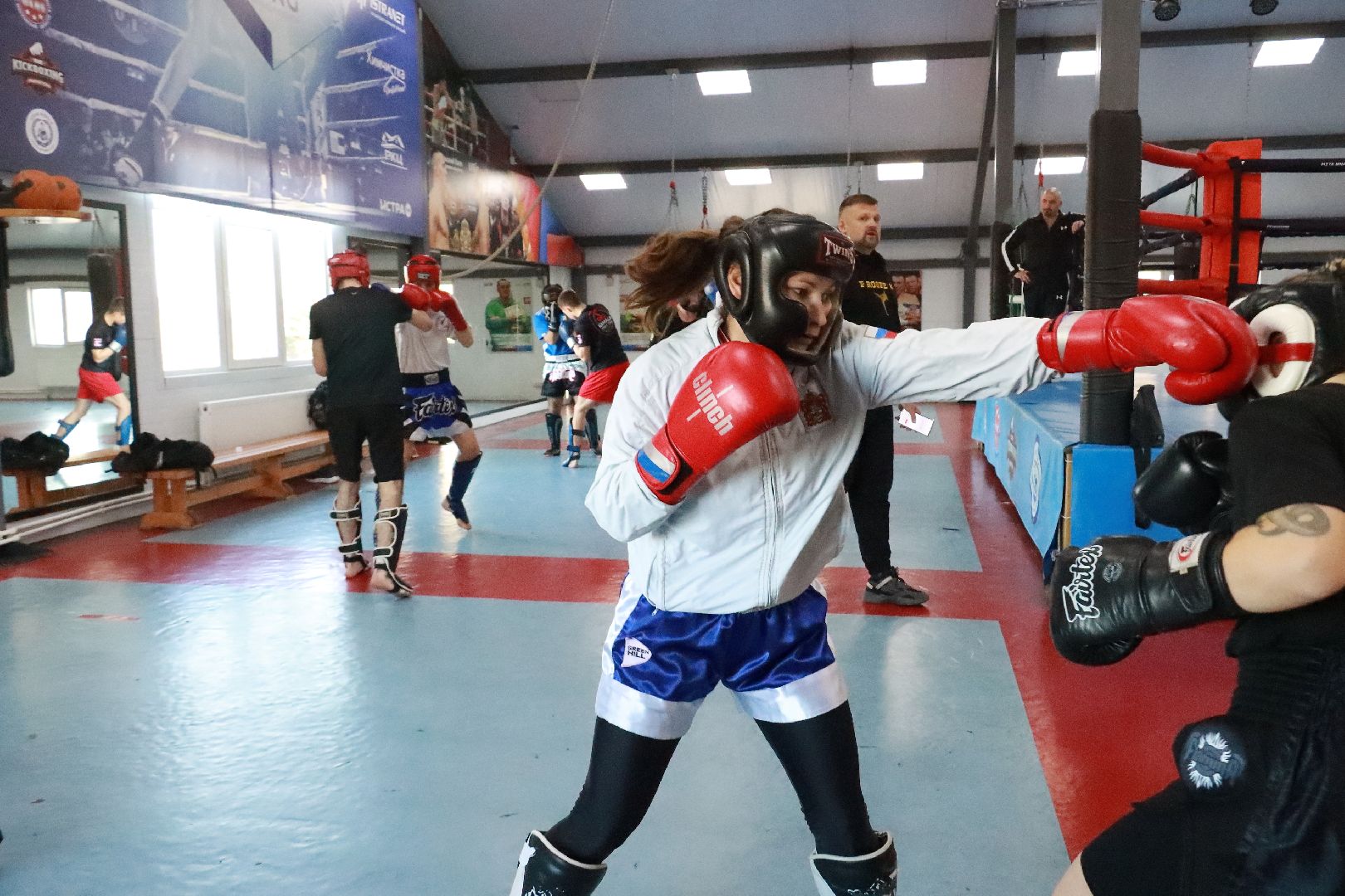 спорт, кикбоксинг, тренировка, чемпионы,