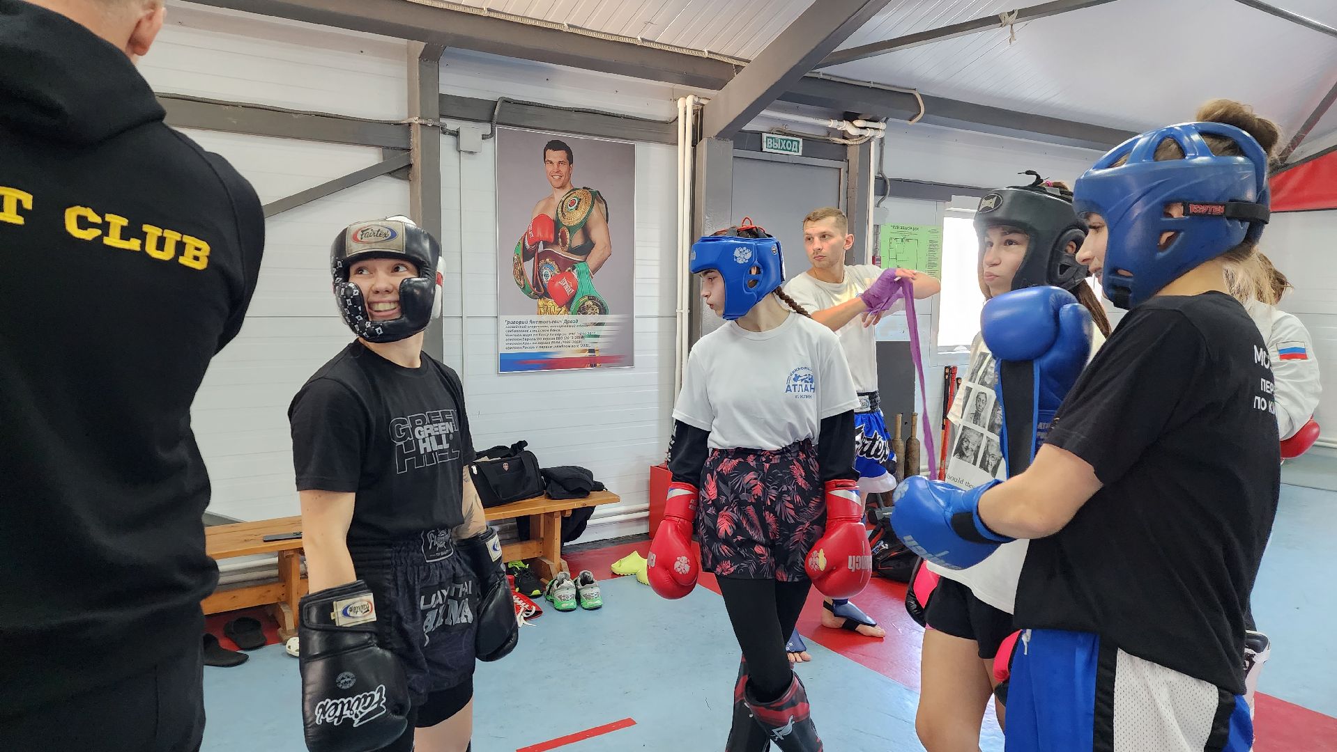 спорт, кикбоксинг, тренировка, чемпионы,