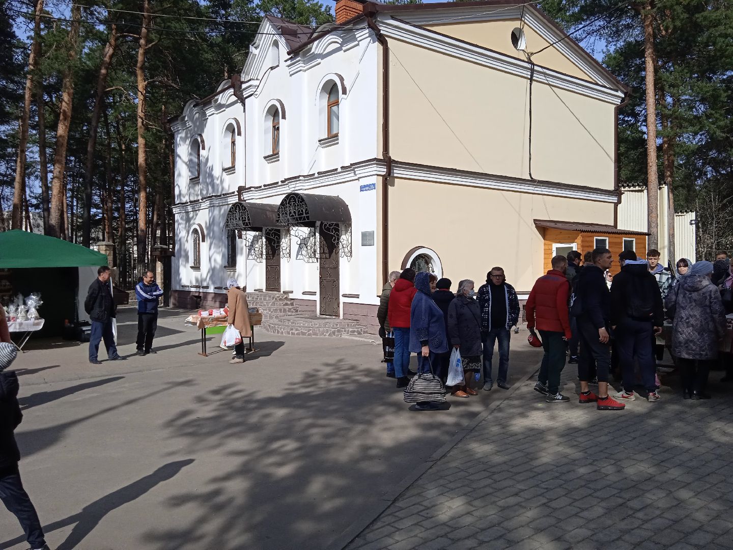 Пасха, праздник, Космо-Дамианский, храм, освящение, куличи, яйца