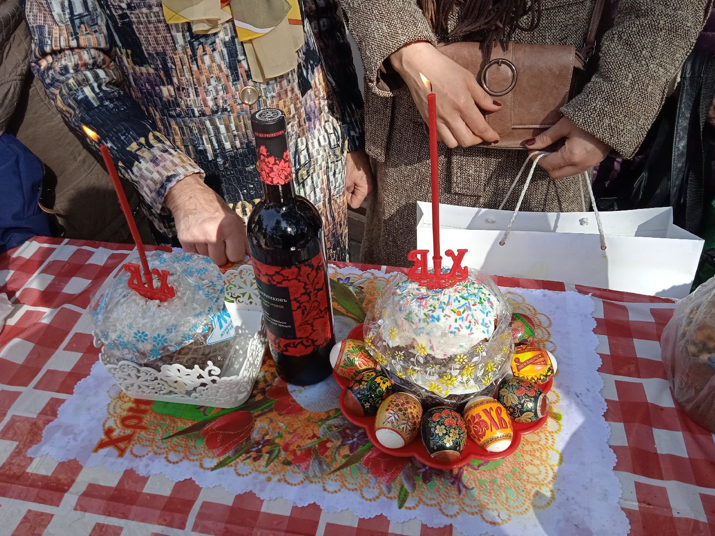 Пасха, праздник, Космо-Дамианский, храм, освящение, куличи, яйца